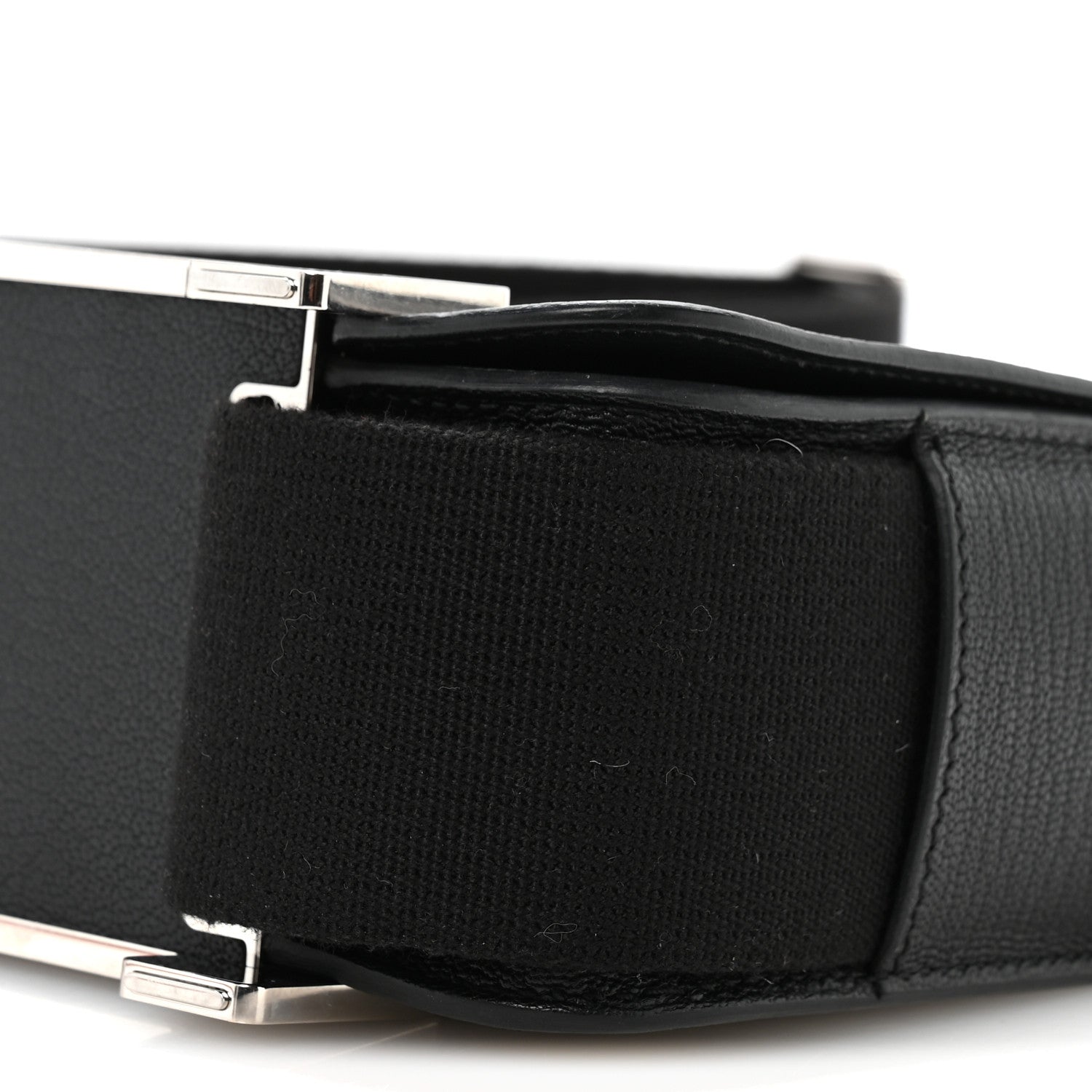 エルメス ゲタ Black シェーブルミゾール シルバー金具 HERMES GETA BLACK CHEVRE MYSORE SILVER HARDWARE