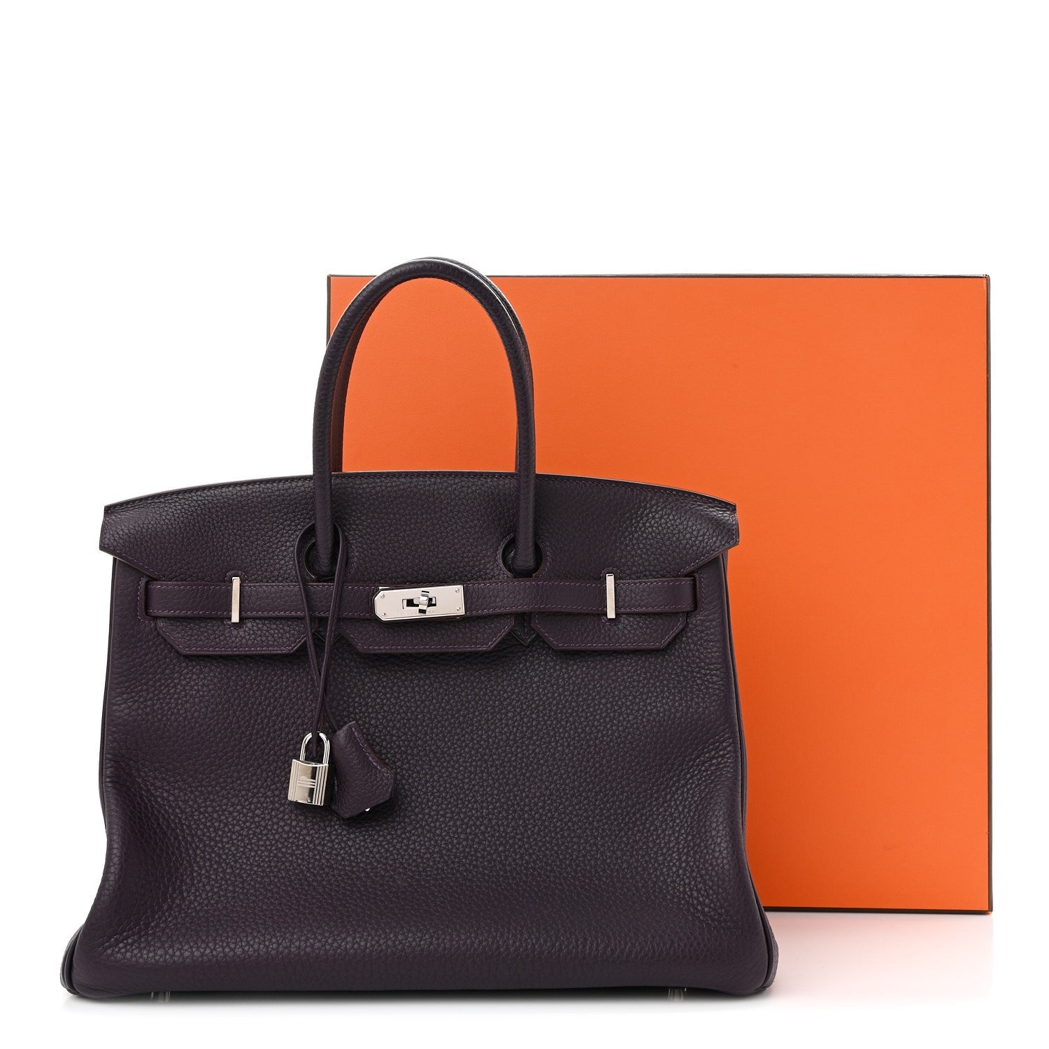 エルメス バーキン 35 Raisin トリヨンクレマンス シルバー金具 HERMES BIRKIN 35 RAISIN TAURILLON CLEMENCE SILVER HARDWARE