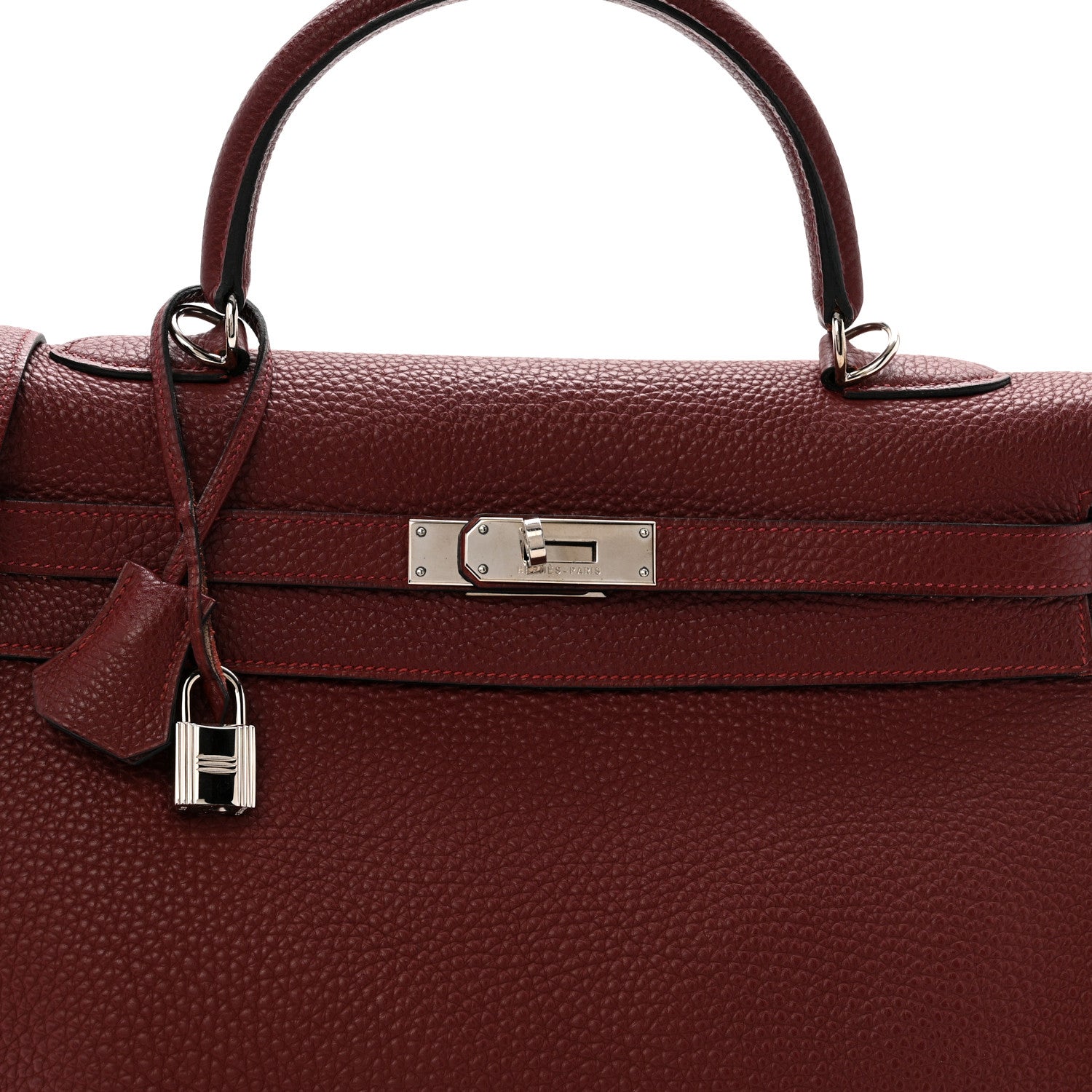 エルメス ケリー35 内縫い Rouge H トゴ シルバー金具 HERMES KELLY35 RETOURNE ROUGE H TOGO SILVER HARDWARE