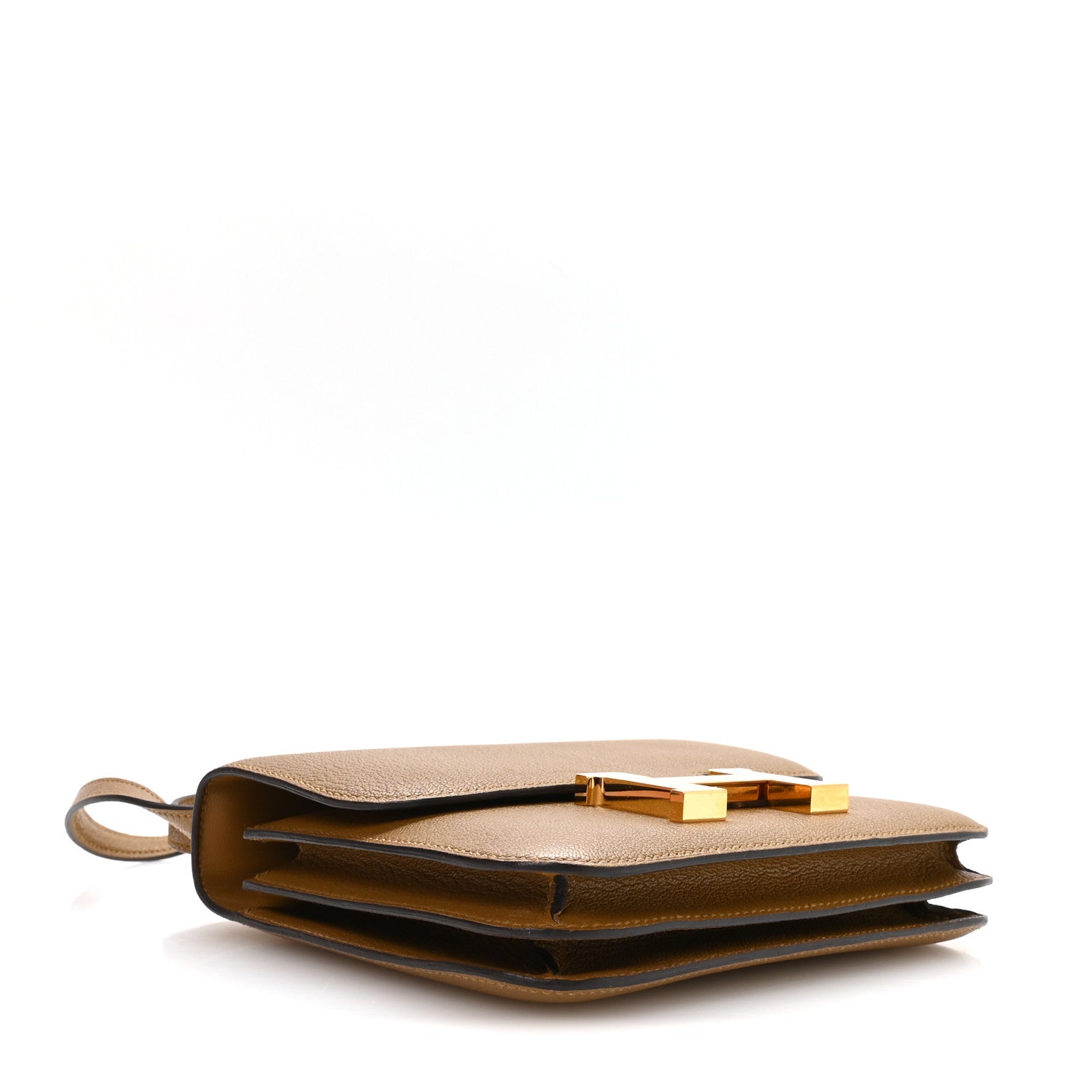 エルメス ミニコンスタンス 18 Kraft シェーブルミゾール ゴールド金具 HERMES MINI CONSTANCE 18 KRAFT CHEVRE MYSORE GOLD HARDWARE