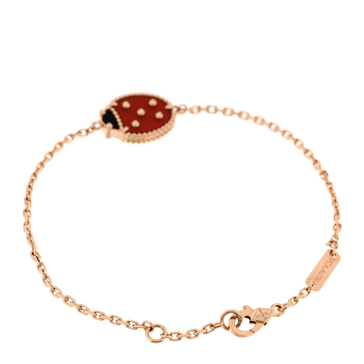 ヴァンクリーフ＆アーペル ラッキースプリング ブレスレット マルチカラー 18K ローズゴールド VAN CLEEF & ARPELS LUCKY SPRING BRACELET MULTICOLOR 18K ROSE GOLD