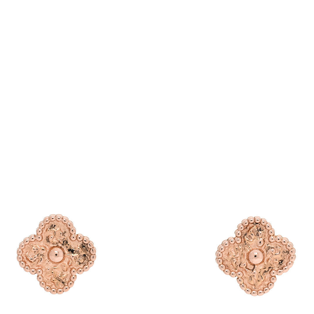 ヴァンクリーフ＆アーペル スウィートアルハンブラ ピアス 18K ローズゴールド VAN CLEEF & ARPELS SWEET ALHAMBRA EARRINGS 18K ROSE GOLD