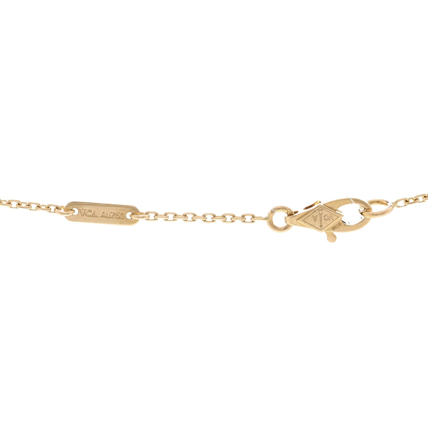 ヴァンクリーフ＆アーペル スウィートアルハンブラ ペンダントネックレス マザーオブパール 18K イエローゴールド VAN CLEEF & ARPELS SWEET ALHAMBRA PENDANT NECKLACE MOTHER OF PEARL 18K YELLOW GOLD
