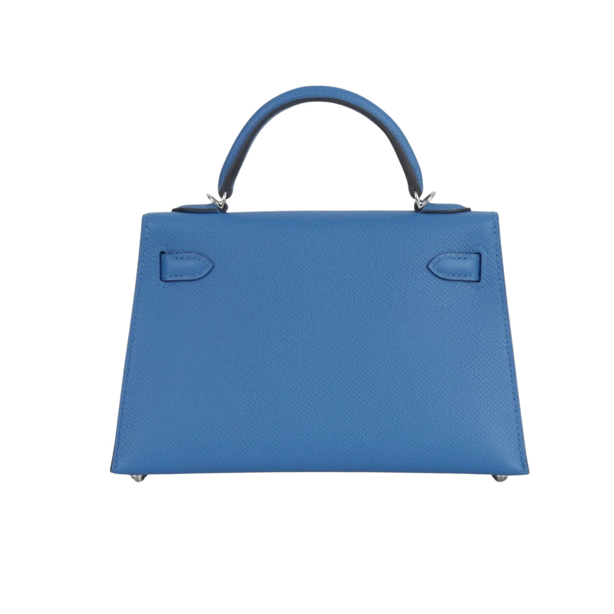 エルメス ミニケリー 20 外縫い ブルーゼリージュ エプソン シルバー金具 HERMES MINI KELLY 20 SELLIER BLEU ZELLIGE EPSOM SILVER HARDWARE