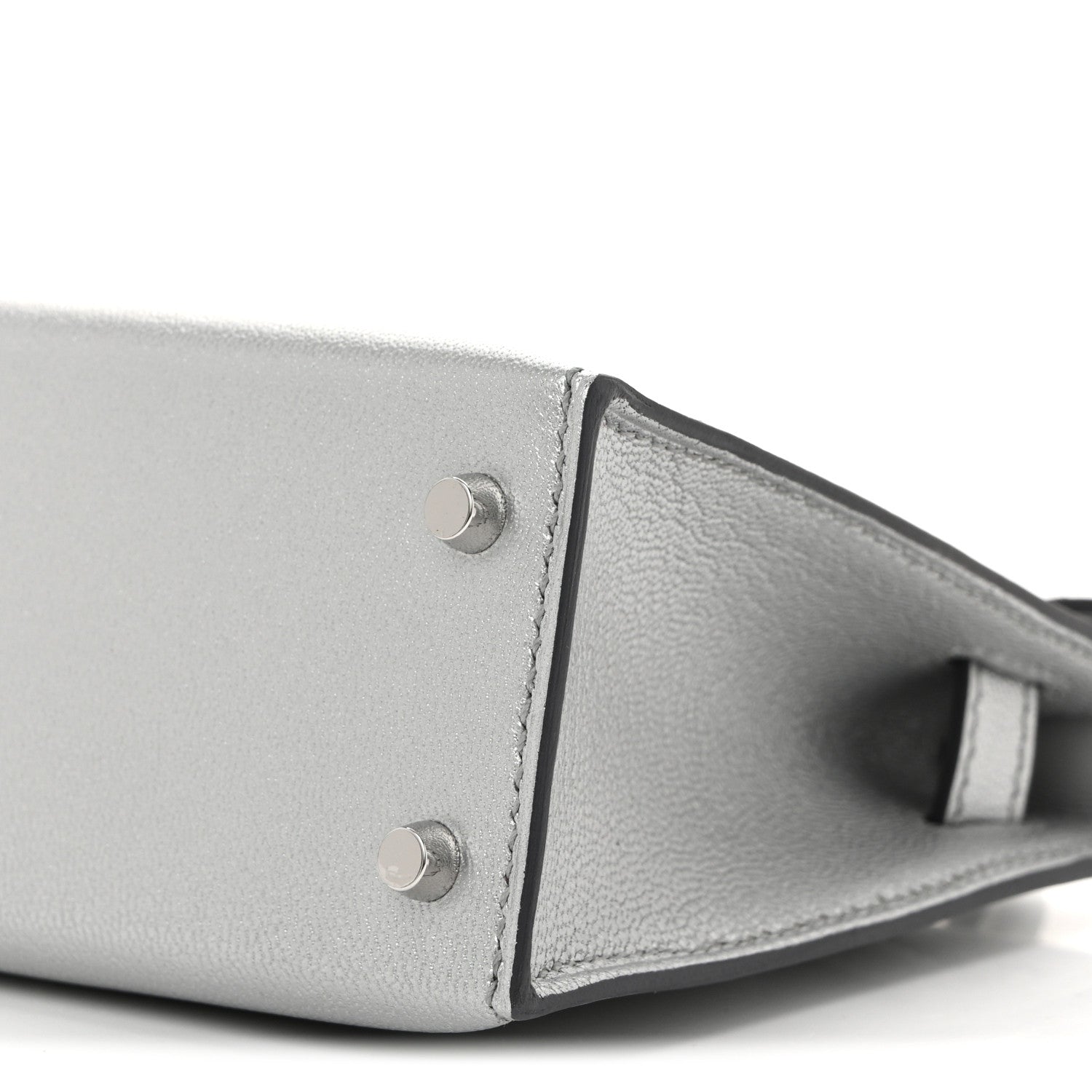 エルメス ミニケリー 20 外縫い Argent シェーブル シルバー金具 HERMES MINI KELLY 20 SELLIER ARGENT CHEVRE SILVER HARDWARE