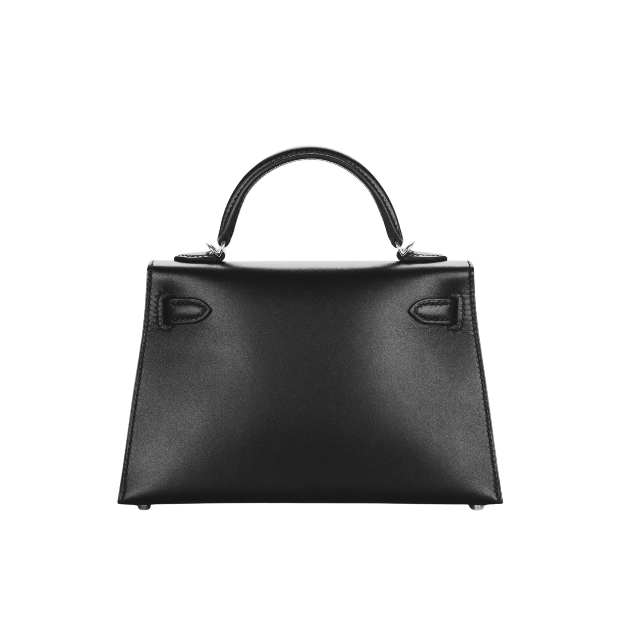 エルメス 限定品 ミニケリー ケリーミニ２ 外縫い パンピル ブラック シルバー金具 HERMES KELLY MINI 2 SELLIER 20 PAMPILLES TADELAKT SOMBRERO BLACK SILVER HARDWARE