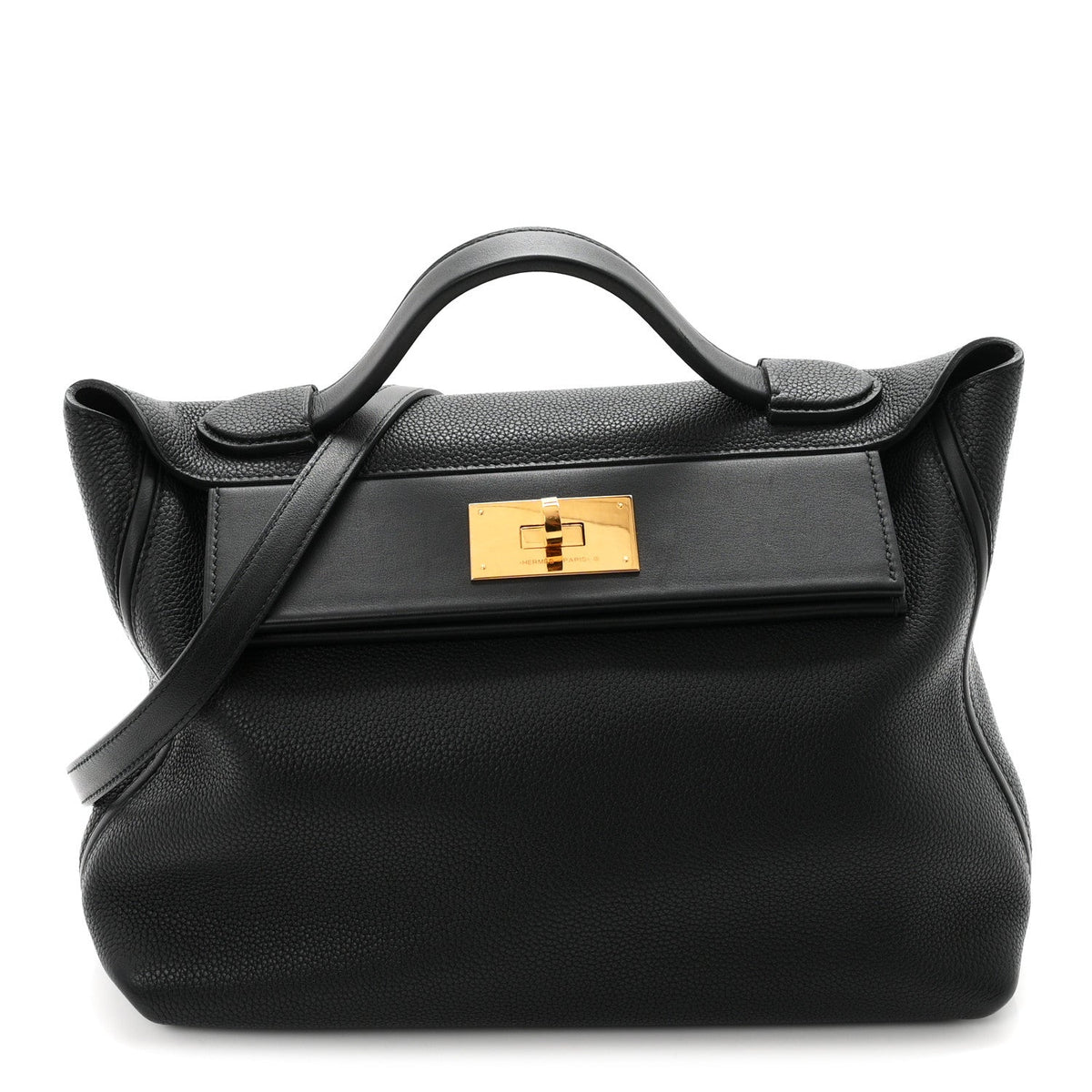 エルメス 24/24 ヴァンキャトル 29 Black スイフト / トゴ ゴールド金具 HERMES 24/24 29 BLACK SWIFT / TOGO GOLD HARDWARE