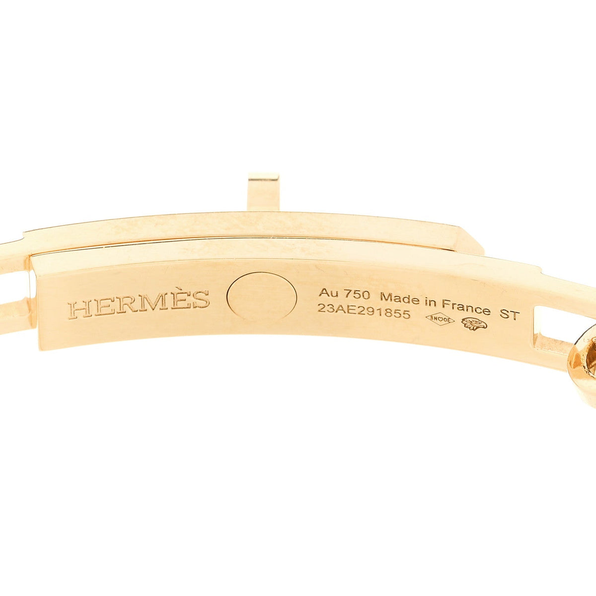 エルメス ケリー ブレスレット 18K イエローゴールド ダイヤモンド HERMES KELLY BRACELET 18K YELLOW GOLD DIAMOND
