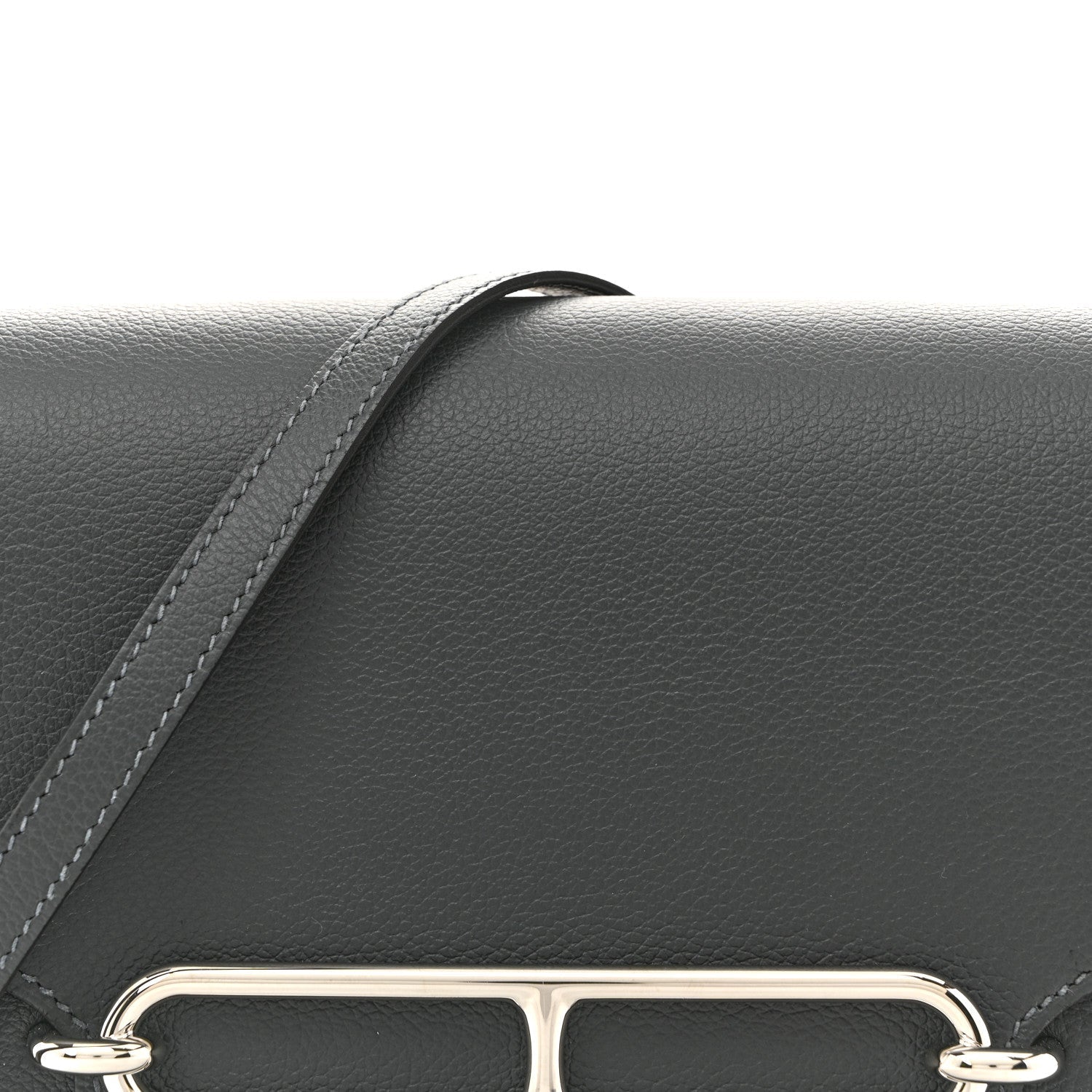 エルメス ミニルリ Gris Misty エバーカラー シルバー金具 HERMES MINI ROULIS GRIS MISTY EVERCOLOR SILVER HARDWARE