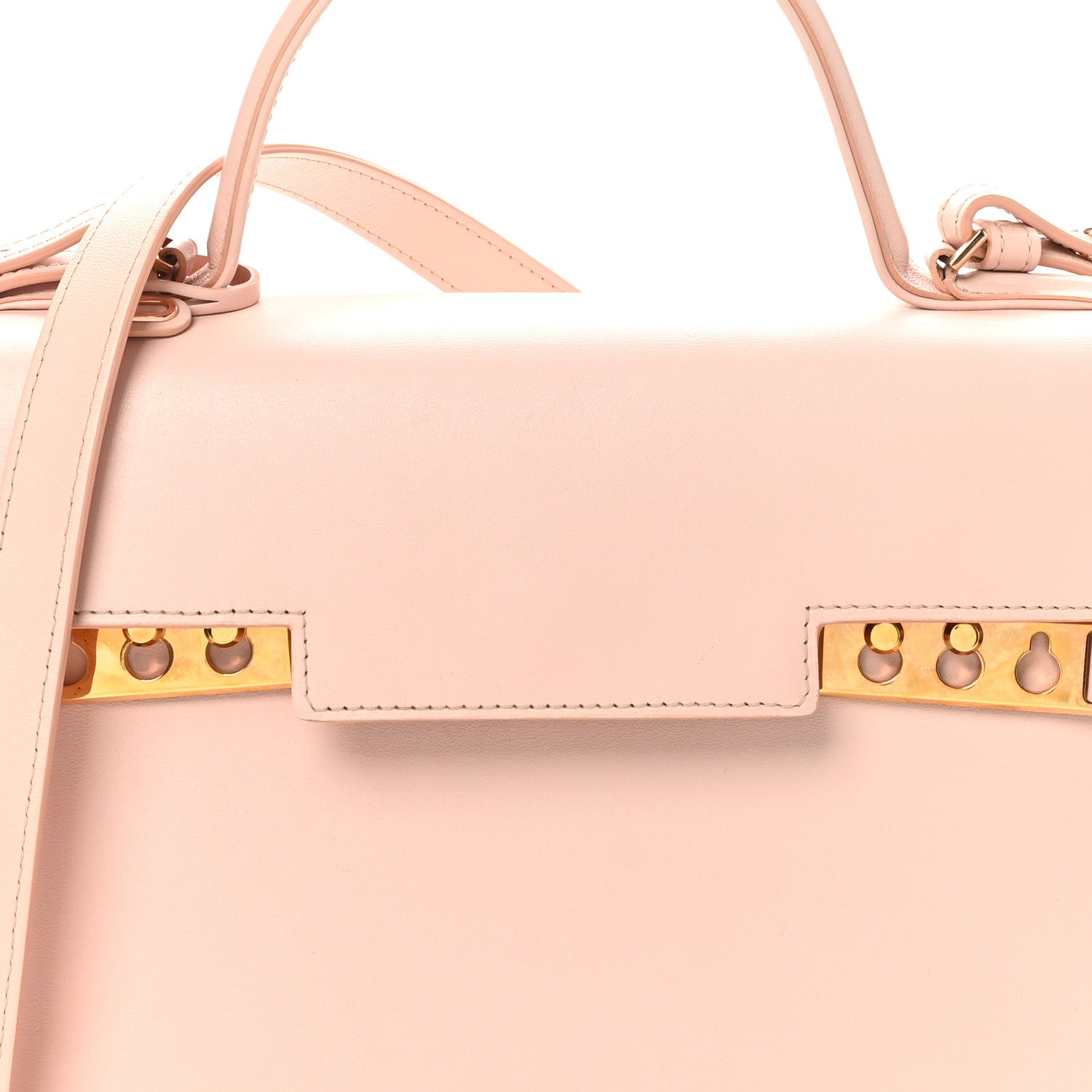 デルヴォー タンペート MM ショルダー  バッグ Light Pink カーフスキン ローズゴールド金具 DELVAUX TEMPETE MM SHOULDER BAG LIGHT PINK CALFSKIN ROSE GOLD HARDWARE
