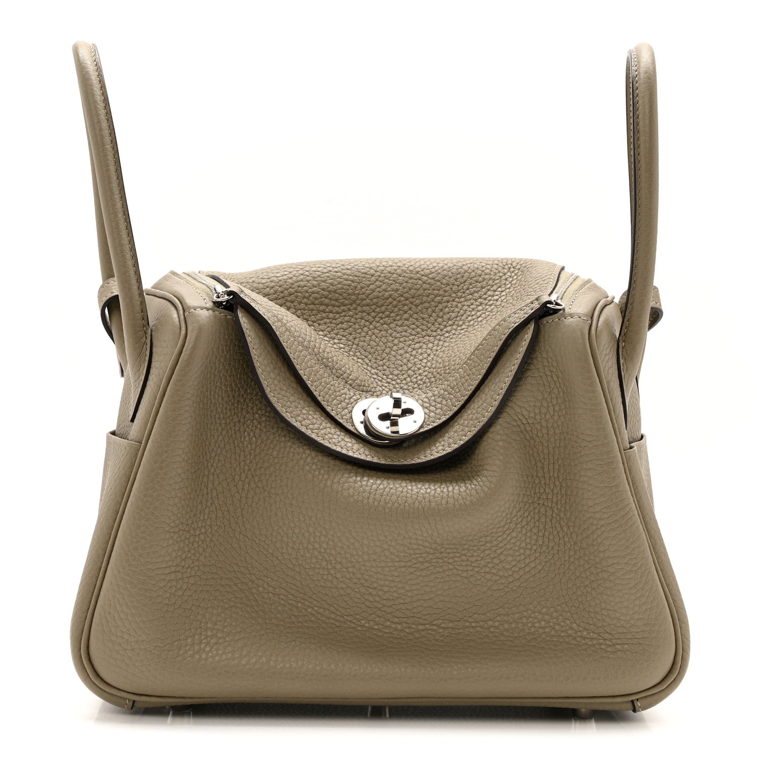 エルメス リンディ 26 Sauge トリヨンクレマンス シルバー金具 HERMES LINDY 26 SAUGE TAURILLON CLEMENCE SILVER HARDWARE