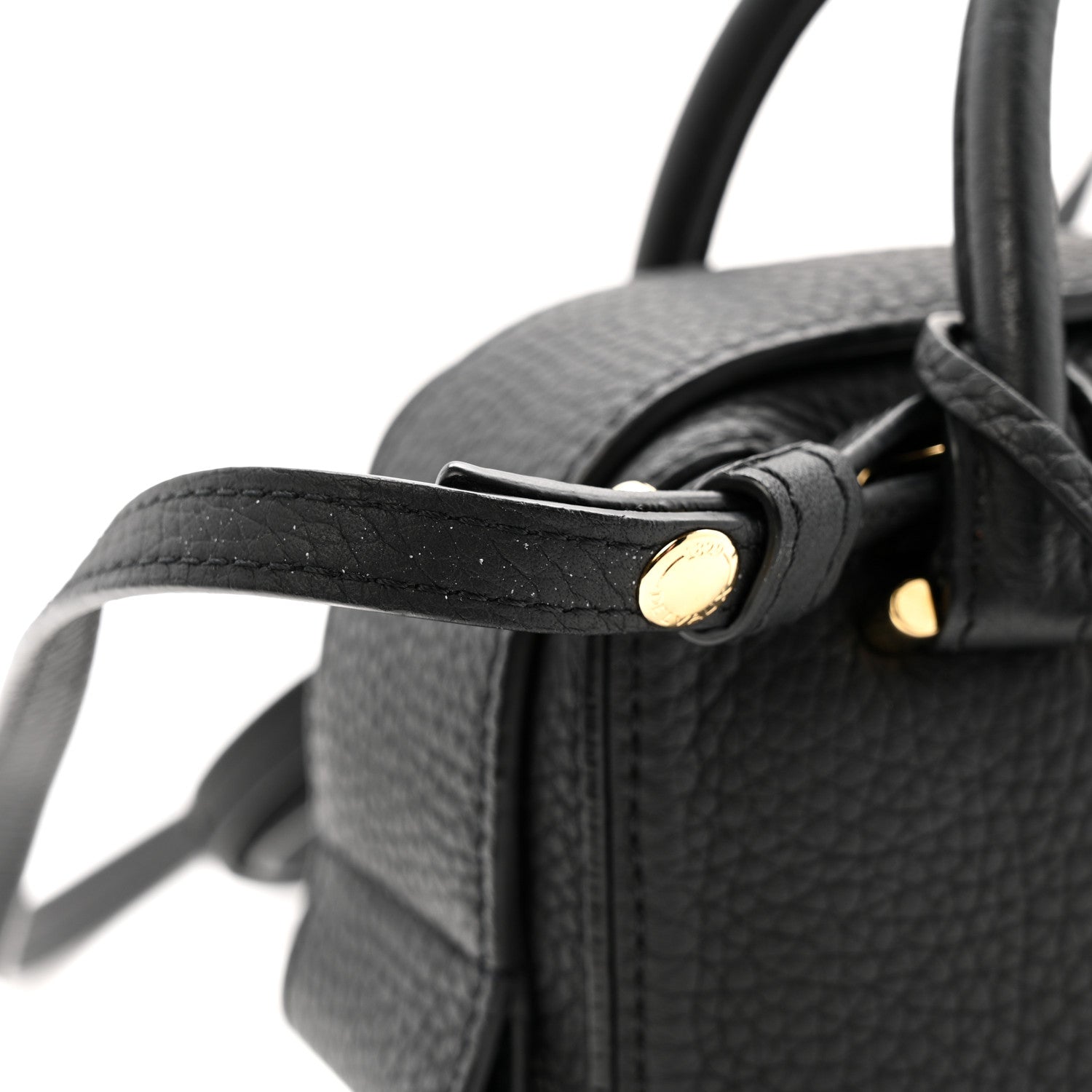 デルヴォー ナノ Black トリヨンソフト ゴールド金具 DELVAUX NANO BLACK TAURILLON SOFT GOLD HARDWARE