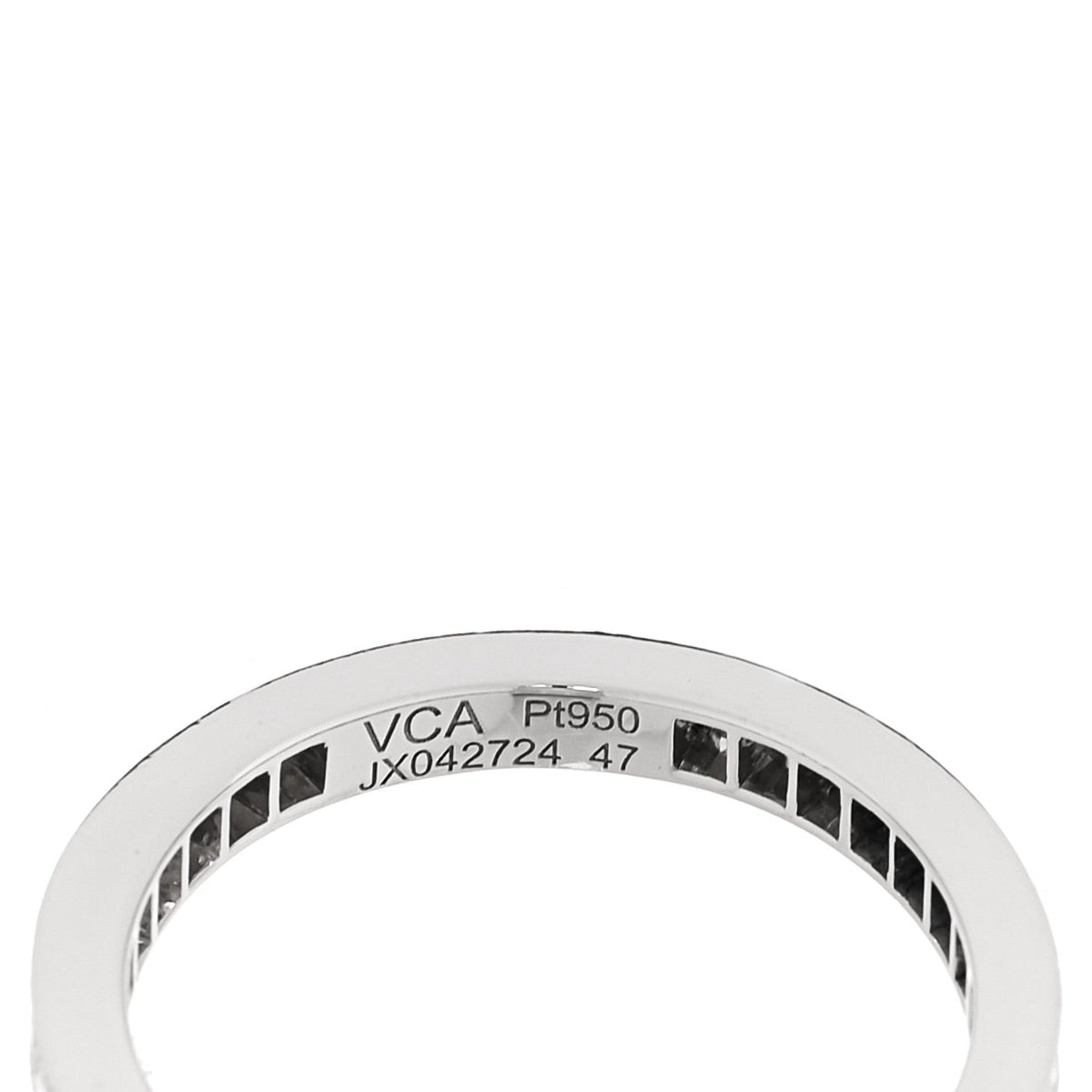 ヴァンクリーフ＆アーペル 1mm リング ダイヤモンド プラチナ VAN CLEEF & ARPELS 1MM RING DIAMOND PLATINUM