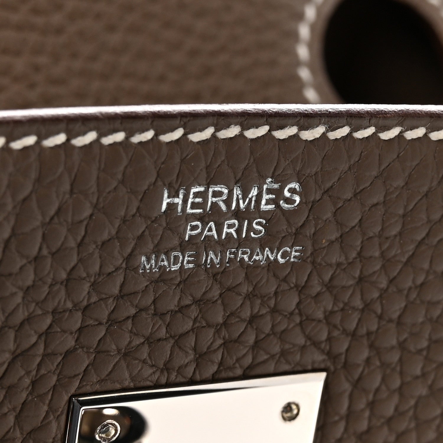 エルメス バーキン 30 Etoupe トリヨンクレマンス シルバー金具 HERMES BIRKIN 30 ETOUPE TAURILLON CLEMENCE SILVER HARDWARE