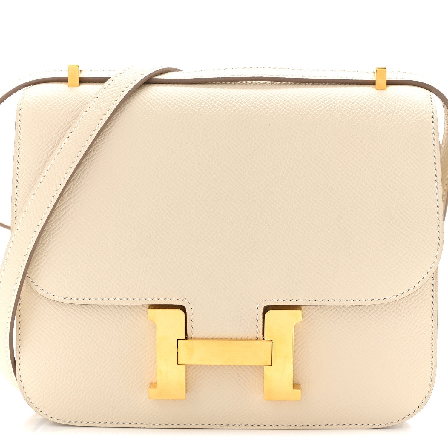 エルメス  ミニコンスタンス 18 Craie エプソン ゴールド金具 HERMES MINI CONSTANCE 18 CRAIE EPSOM GOLD HARDWARE