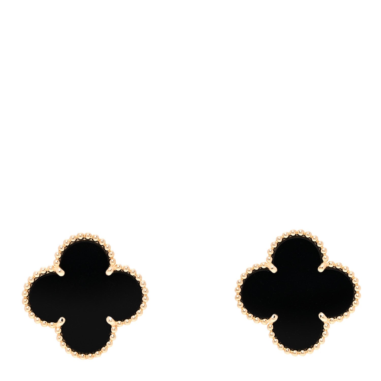 ヴァンクリーフ＆アーペル マジックアルハンブラ ピアス ブラックオニキス 18K イエローゴールド VAN CLEEF & ARPELS MAGIC ALHAMBRA EARRINGS BLACK ONYX 18K YELLOW GOLD