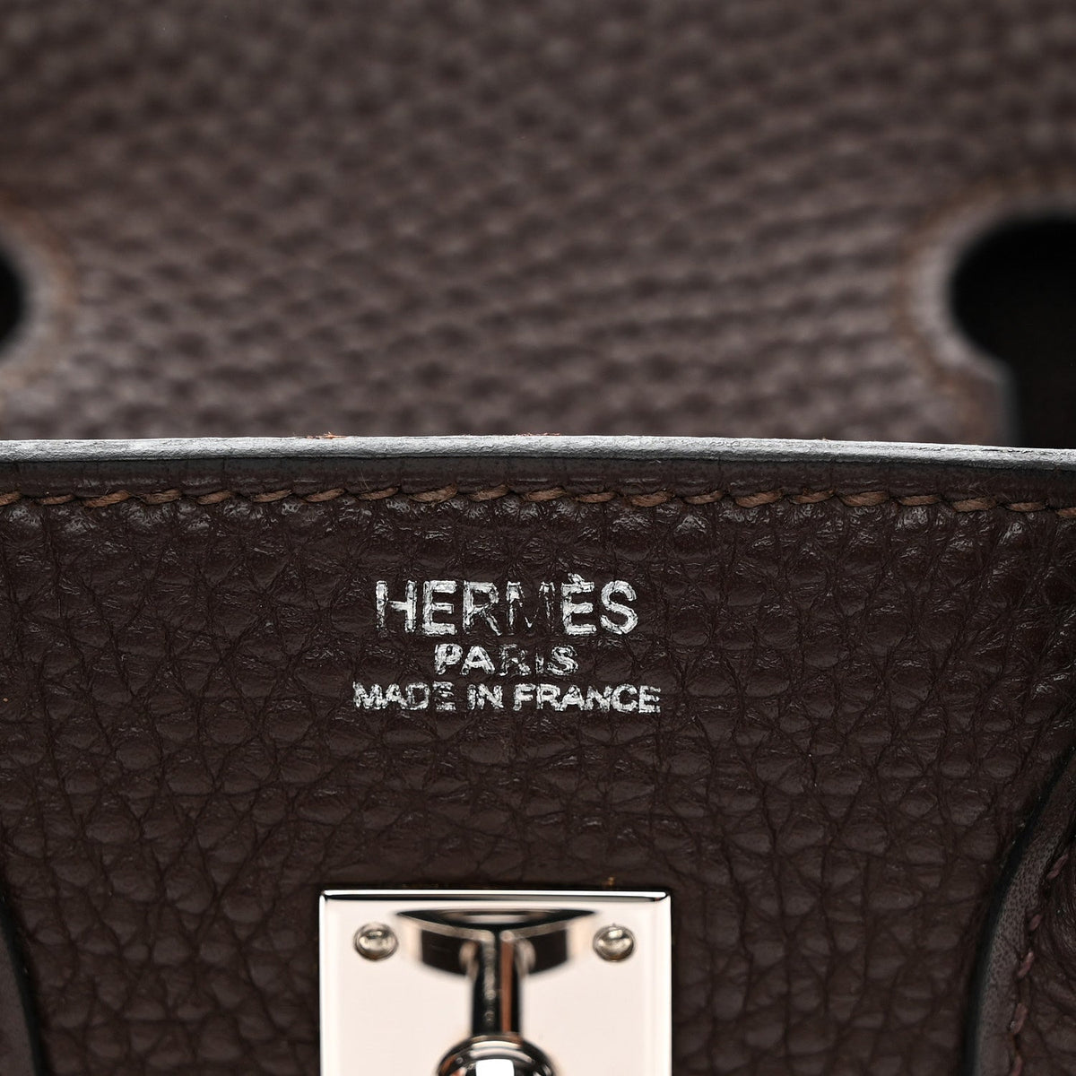 エルメス バーキン 25 Chocolate トゴ シルバー金具 HERMES BIRKIN 25 CHOCOLATE TOGO SILVER HARDWARE