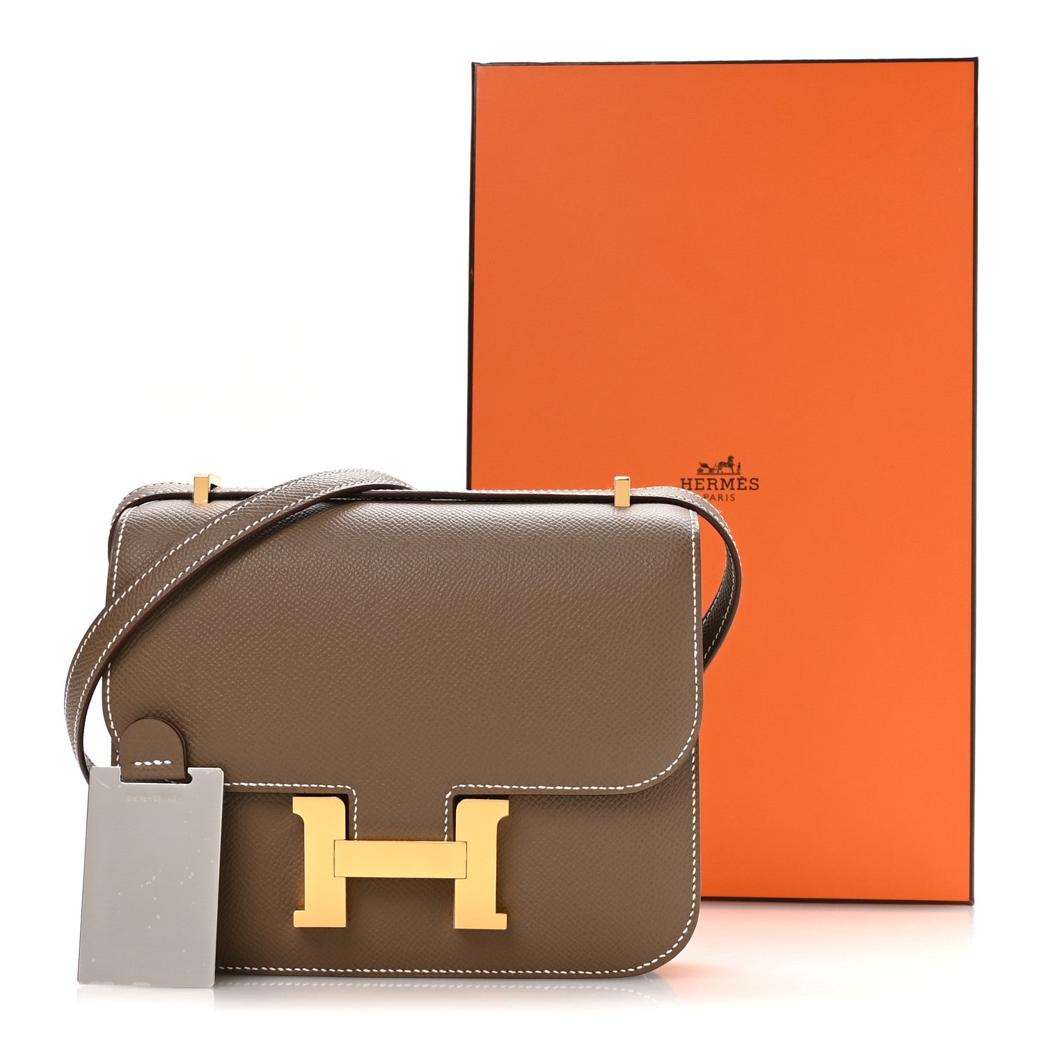 エルメス  ミニコンスタンス 18 Etoupe エプソン ゴールド金具 HERMES MINI CONSTANCE 18 ETOUPE EPSOM GOLD HARDWARE