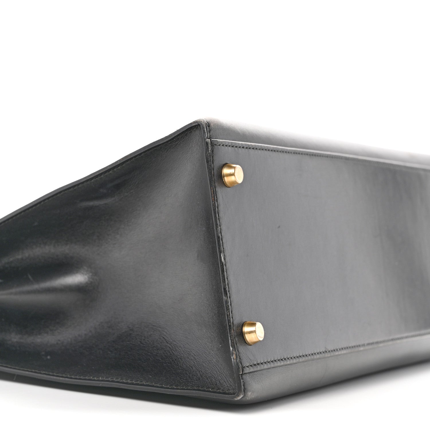 エルメス ケリー35 外縫い Black ボックス ゴールド金具 HERMES KELLY35 SELLIER BLACK BOX GOLD HARDWARE