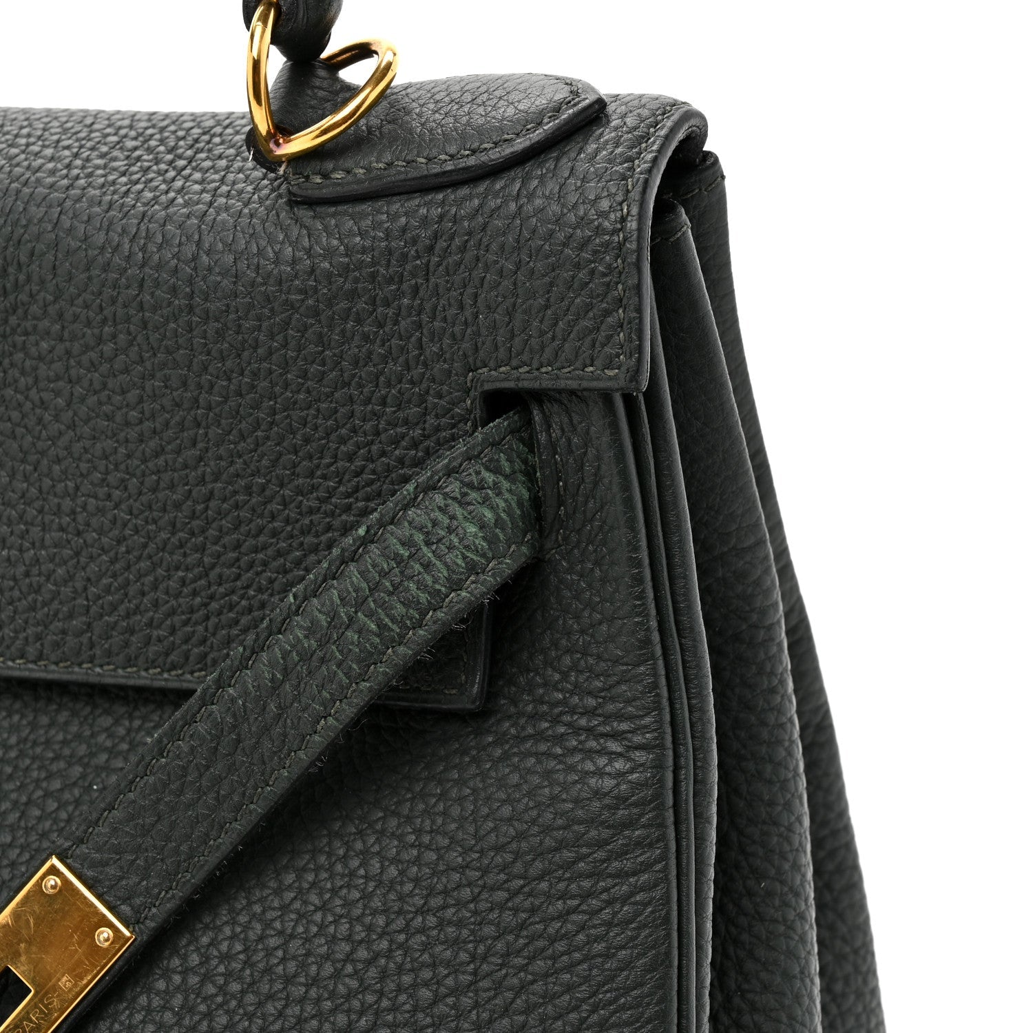 エルメス ケリー 28 内縫い Vert Fonce トゴ ゴールド金具 HERMES KELLY 28 RETOURNE VERT FONCE TOGO GOLD HARDWARE