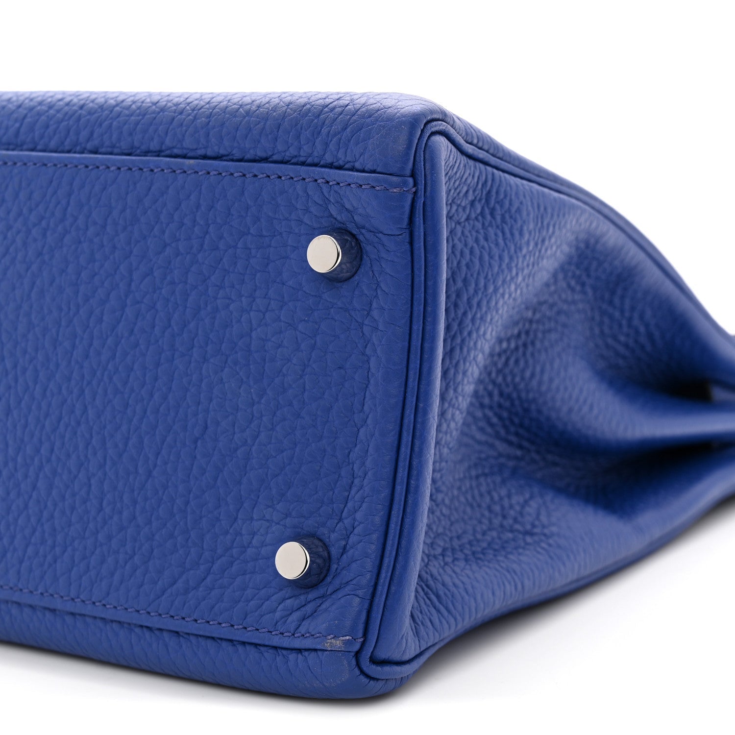 エルメス ケリー32 内縫い Bleu Electrique トリヨンクレマンス シルバー金具 HERMES KELLY32 RETOURNE BLEU ELECTRIQUE TAURILLON CLEMENCE SILVER HARDWARE