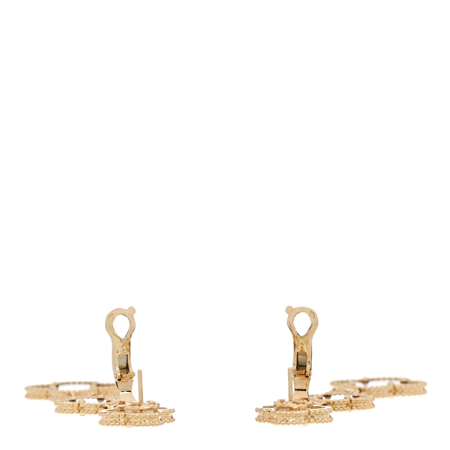 ヴァンクリーフ＆アーペル マジックアルハンブラ 3モチーフ ピアス マルチカラー 18K イエローゴールド VAN CLEEF & ARPELS MAGIC ALHAMBRA 3 MOTIFS EARRINGS MULTICOLOR 18K YELLOW GOLD