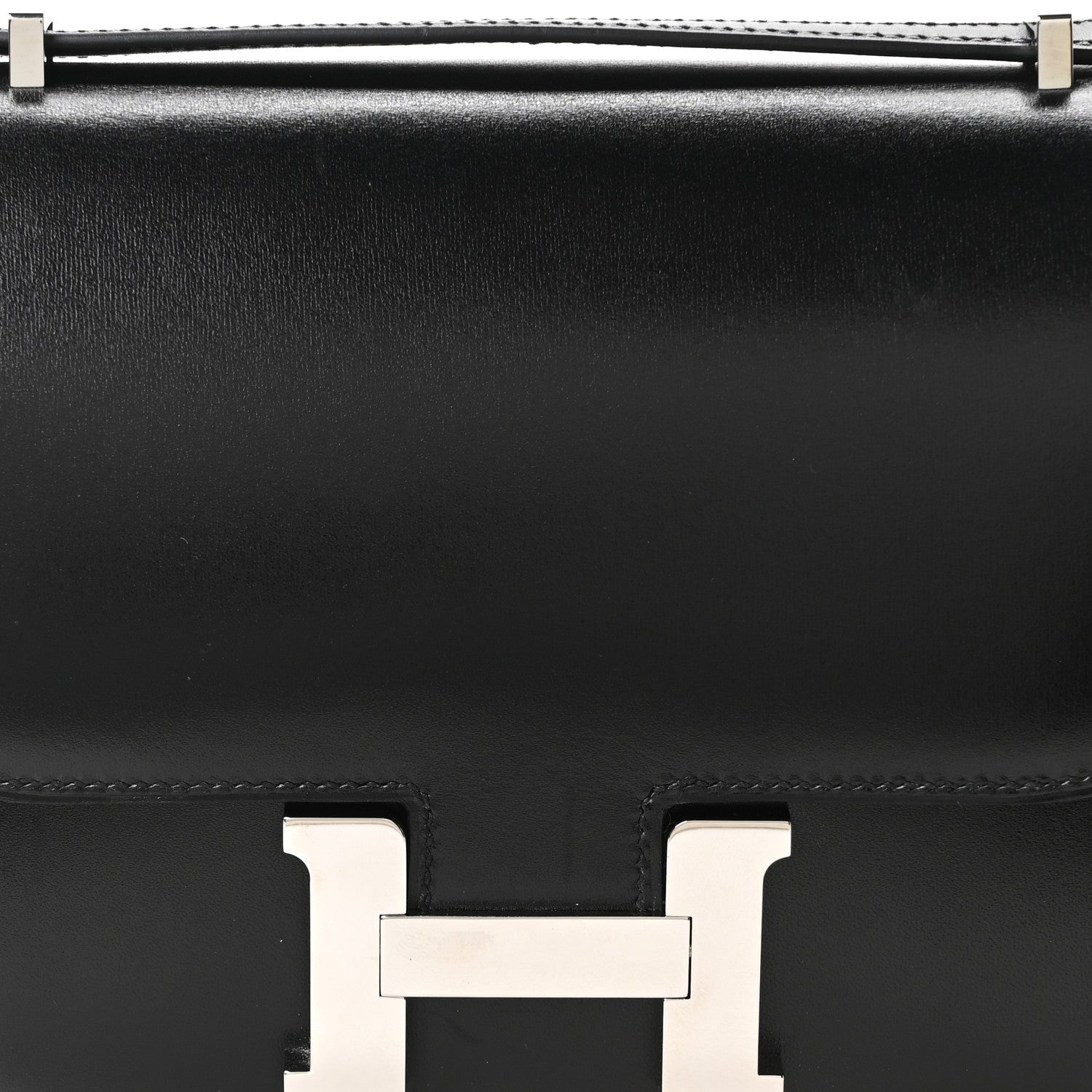 エルメス  ミニコンスタンス 18 Black ボックス シルバー金具 HERMES MINI CONSTANCE 18 BLACK BOX SILVER HARDWARE