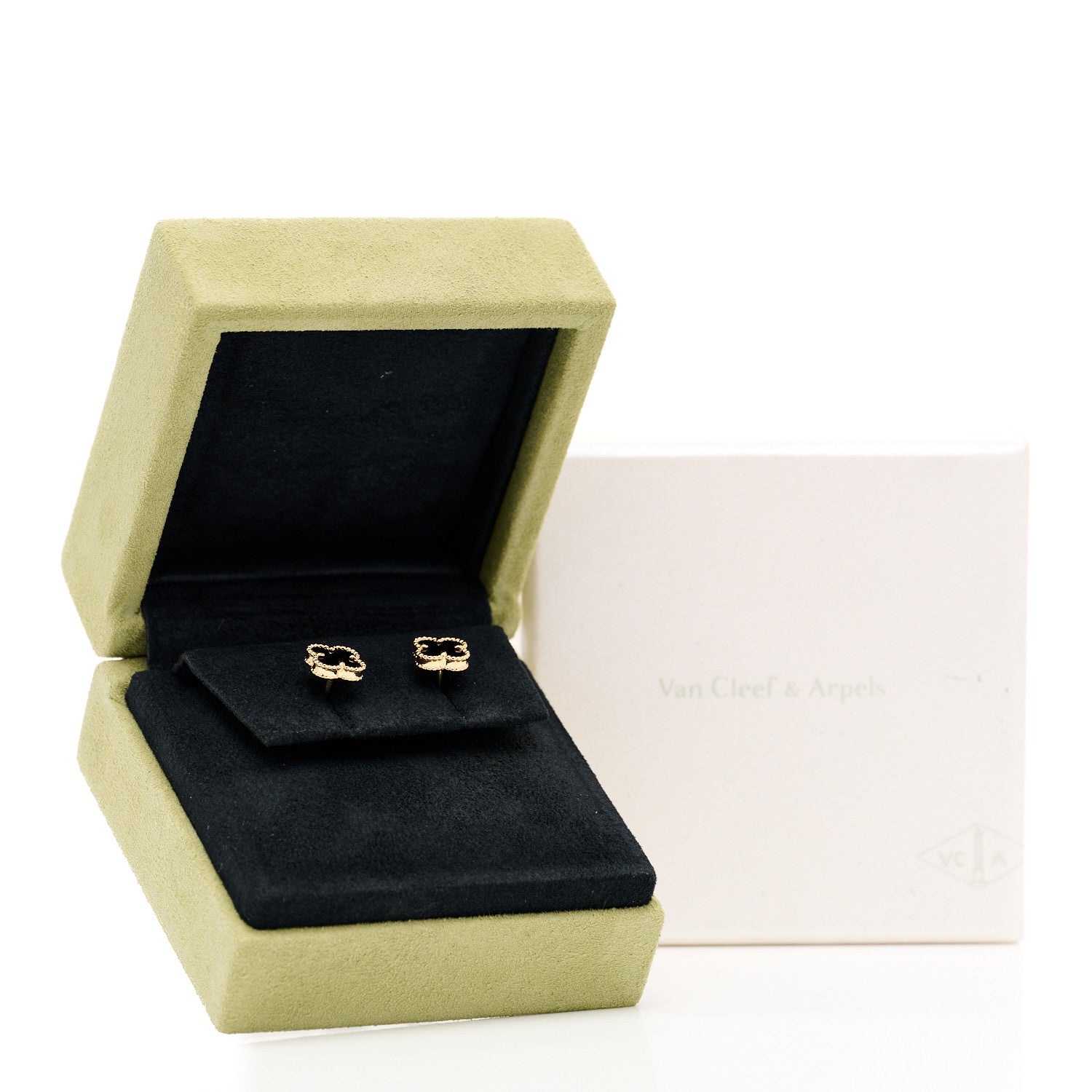 ヴァンクリーフ＆アーペル スウィートアルハンブラ ピアス ブラックオニキス 18K イエローゴールド VAN CLEEF & ARPELS SWEET ALHAMBRA EARRINGS BLACK ONYX 18K YELLOW GOLD