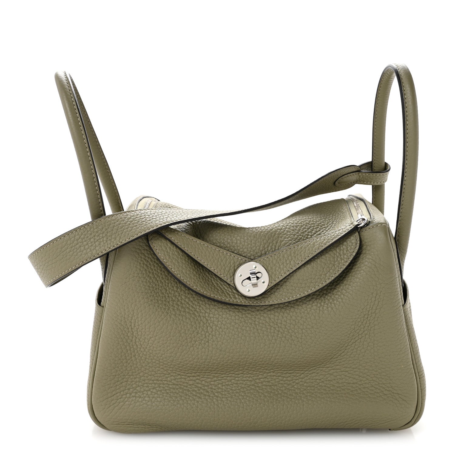 エルメス リンディ 26 Sauge トリヨンクレマンス シルバー金具 HERMES LINDY 26 SAUGE TAURILLON CLEMENCE SILVER HARDWARE