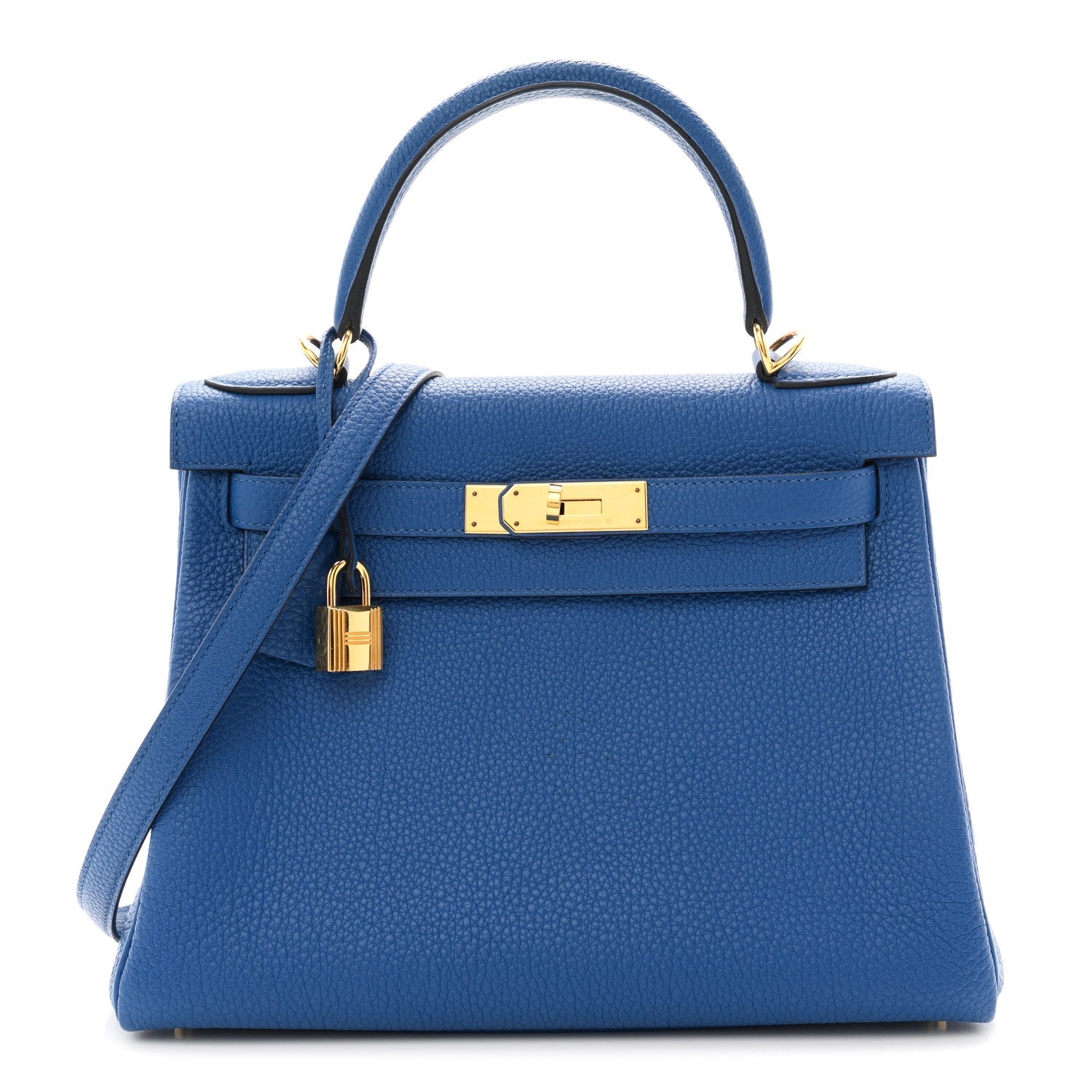 エルメス ケリー 28 内縫い Bleu France トゴ ゴールド金具 HERMES KELLY 28 RETOURNE BLEU FRANCE TOGO GOLD HARDWARE