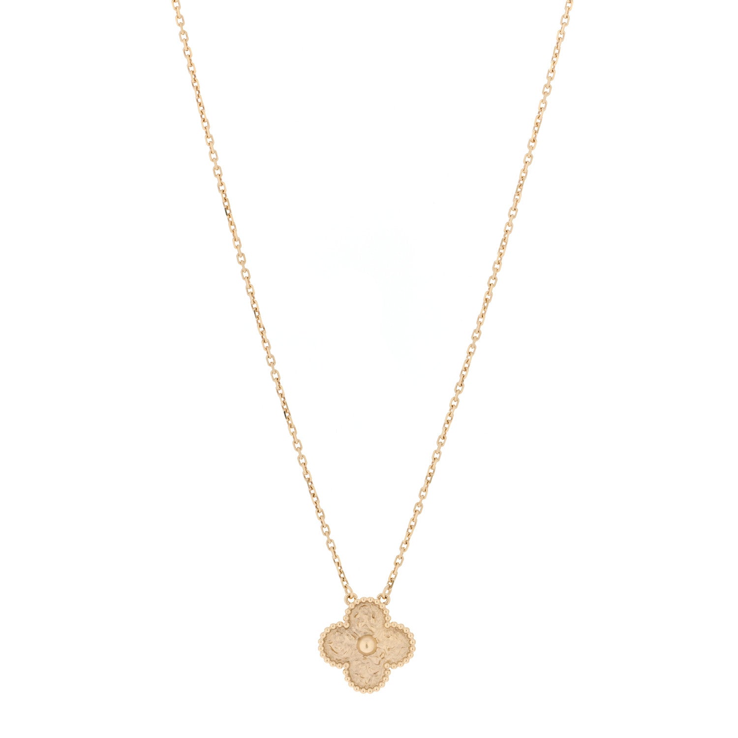 ヴァンクリーフ＆アーペル ヴィンテージアルハンブラ ペンダントネックレス 18K イエローゴールド VAN CLEEF & ARPELS VINTAGE ALHAMBRA PENDANT NECKLACE 18K YELLOW GOLD
