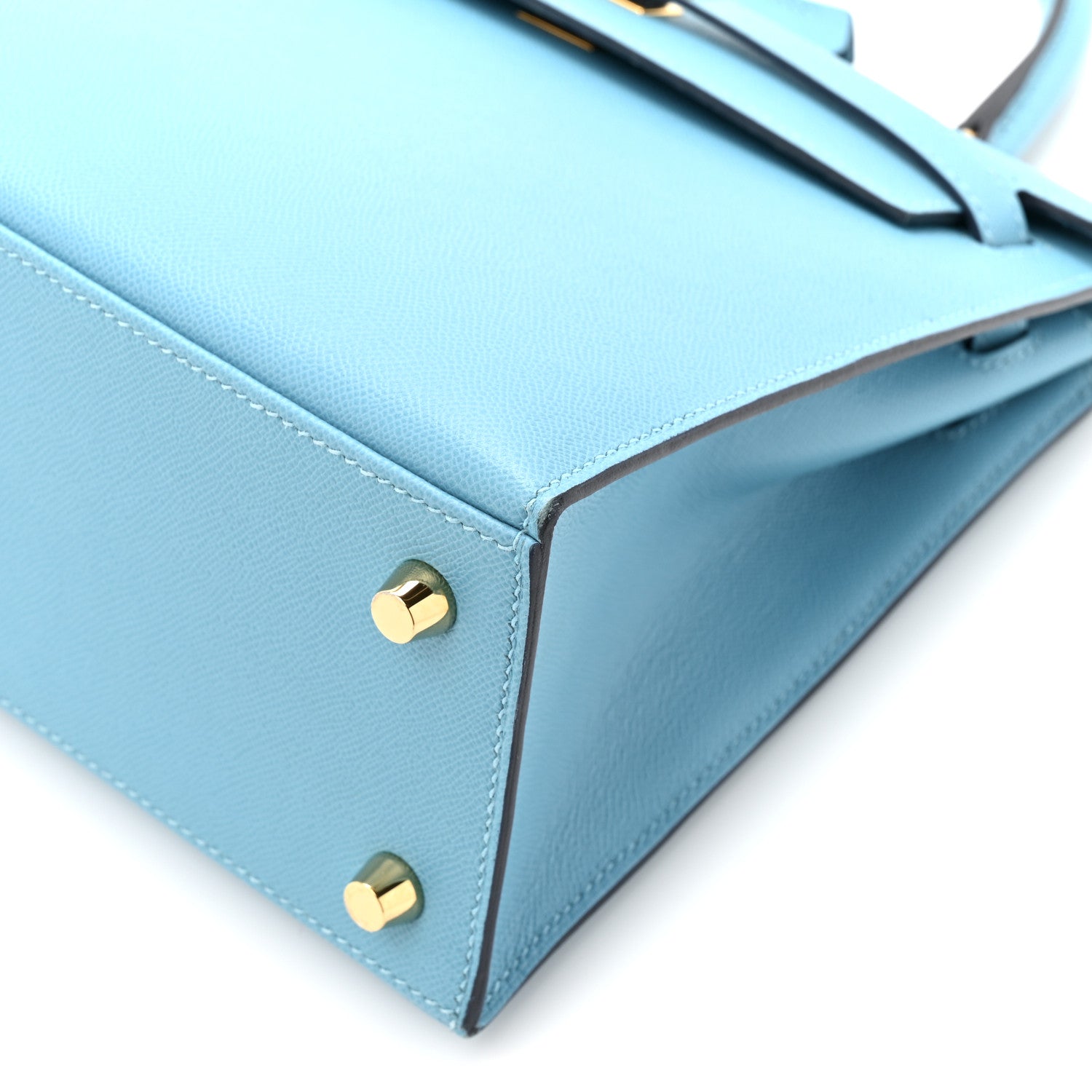 エルメス ケリー 25 外縫い Bleu Du Nord マダムカーフ ゴールド金具 HERMES KELLY 25 SELLIER BLEU DU NORD MADAME CALFSKIN GOLD HARDWARE