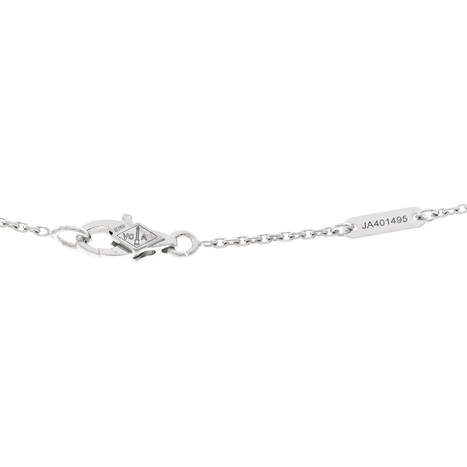 ヴァンクリーフ＆アーペル スウィートアルハンブラ ペンダントネックレス ダイヤモンド 18K ホワイトゴールド VAN CLEEF & ARPELS SWEET ALHAMBRA PENDANT NECKLACE DIAMOND 18K WHITE GOLD
