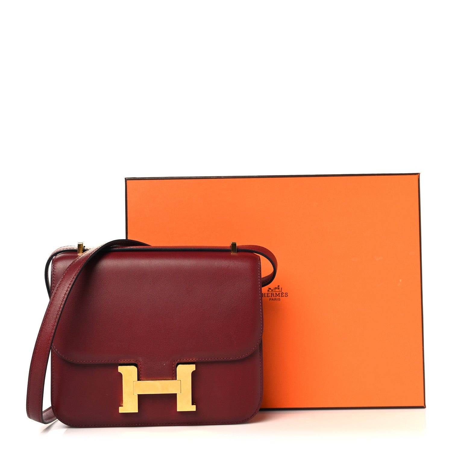 エルメス  ミニコンスタンス 18 Rouge H スイフト ゴールド金具 HERMES MINI CONSTANCE 18 ROUGE H SWIFT GOLD HARDWARE
