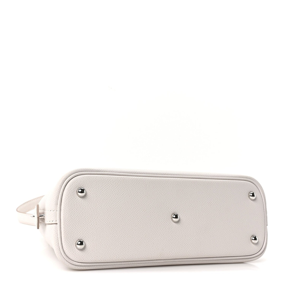 Hermès Bolide 1923 25 Craie Epsom Silver Hardware