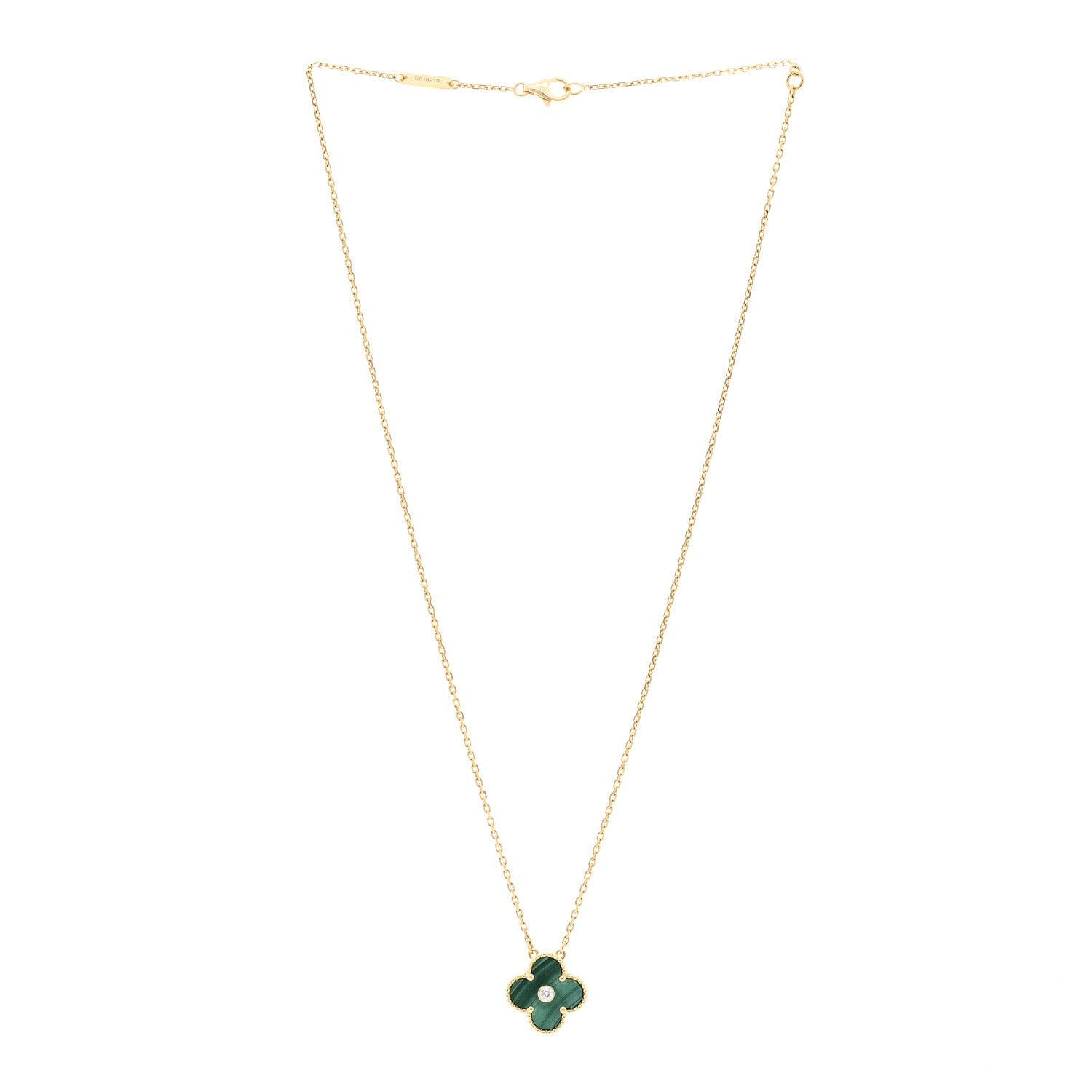 ヴァンクリーフ＆アーペル ヴィンテージアルハンブラ ペンダントネックレス マルチカラー 18K イエローゴールド VAN CLEEF & ARPELS VINTAGE ALHAMBRA PENDANT NECKLACE MULTICOLOR 18K YELLOW GOLD