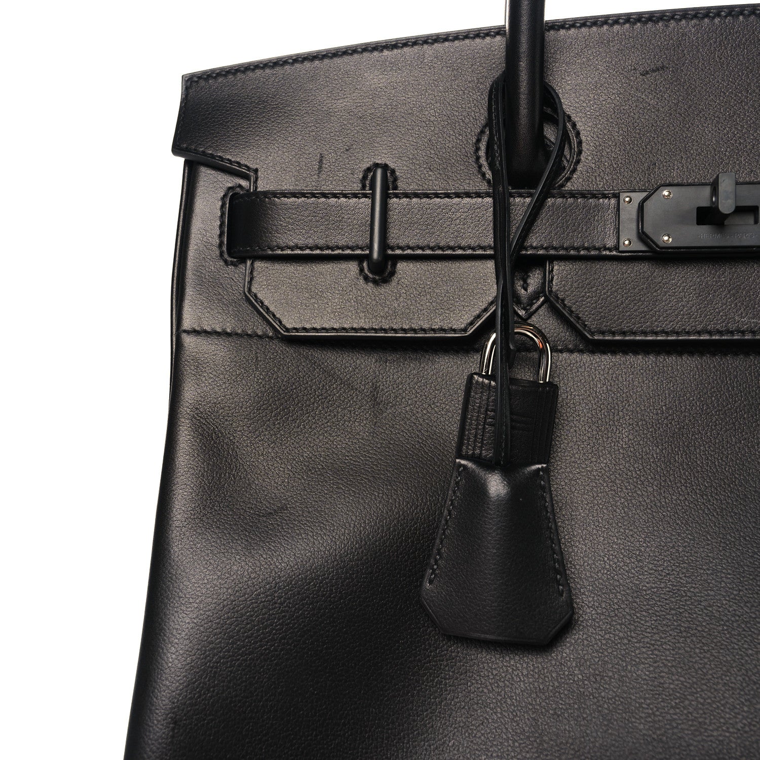 エルメス バーキン 40 オータクロア HAC Black エバーグレイン ブラック金具 HERMES BIRKIN 40 HAC BLACK EVERGRAIN BLACK HARDWARE