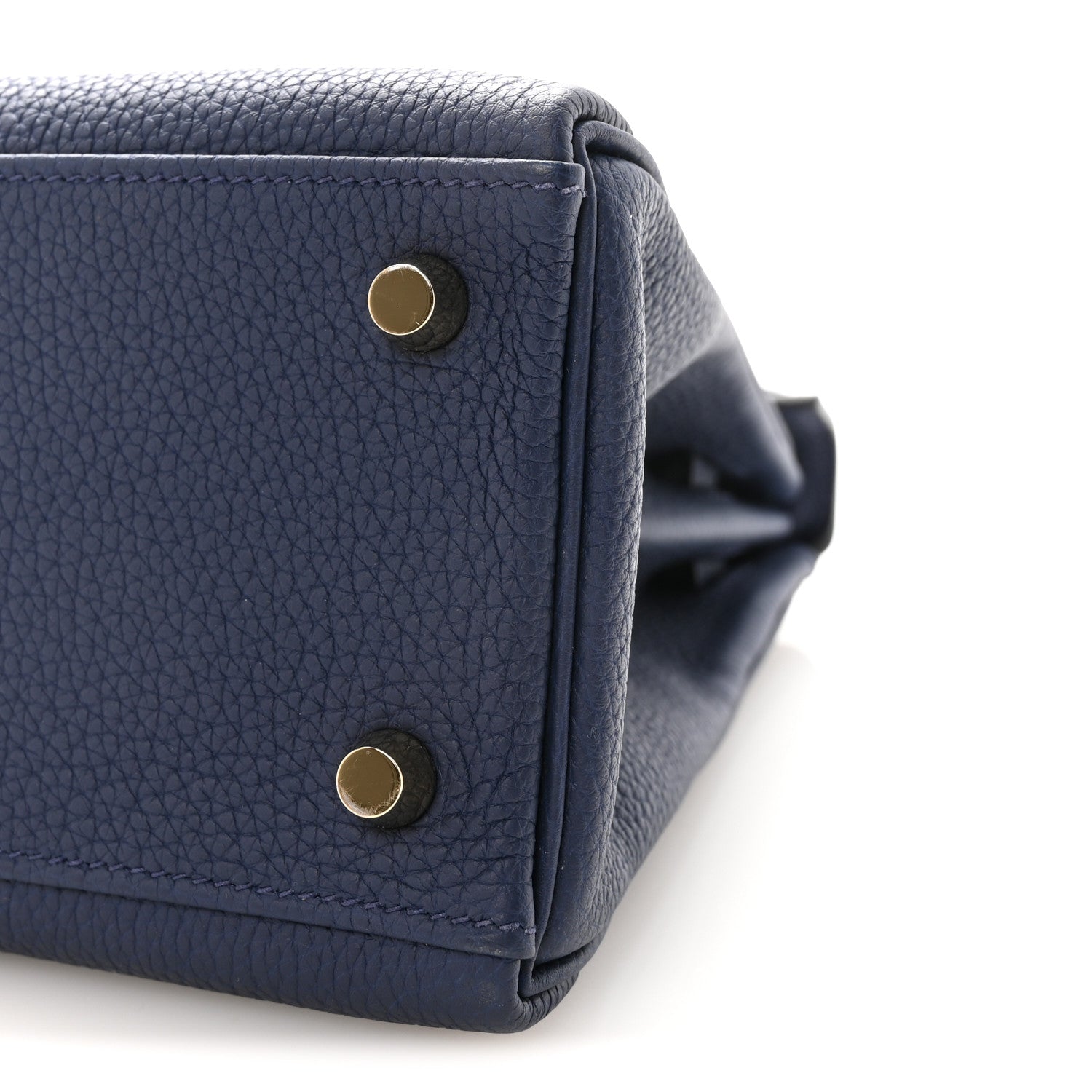 エルメス ケリー 25 内縫い Bleu Saphir トゴ ゴールド金具 HERMES KELLY 25 RETOURNE BLEU SAPHIR TOGO GOLD HARDWARE