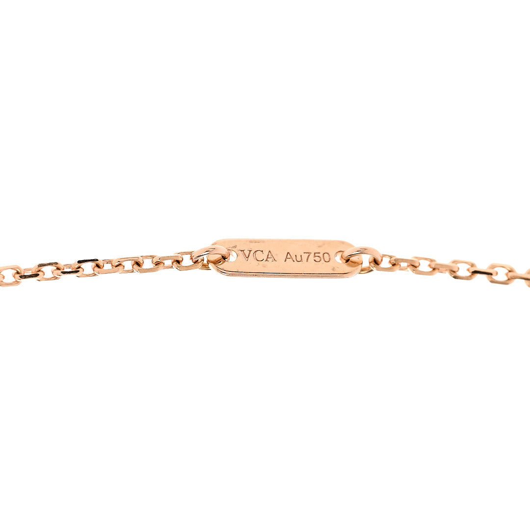 ヴァンクリーフ＆アーペル スウィートアルハンブラ ペンダントネックレス 18K ローズゴールド VAN CLEEF & ARPELS SWEET ALHAMBRA PENDANT NECKLACE 18K ROSE GOLD