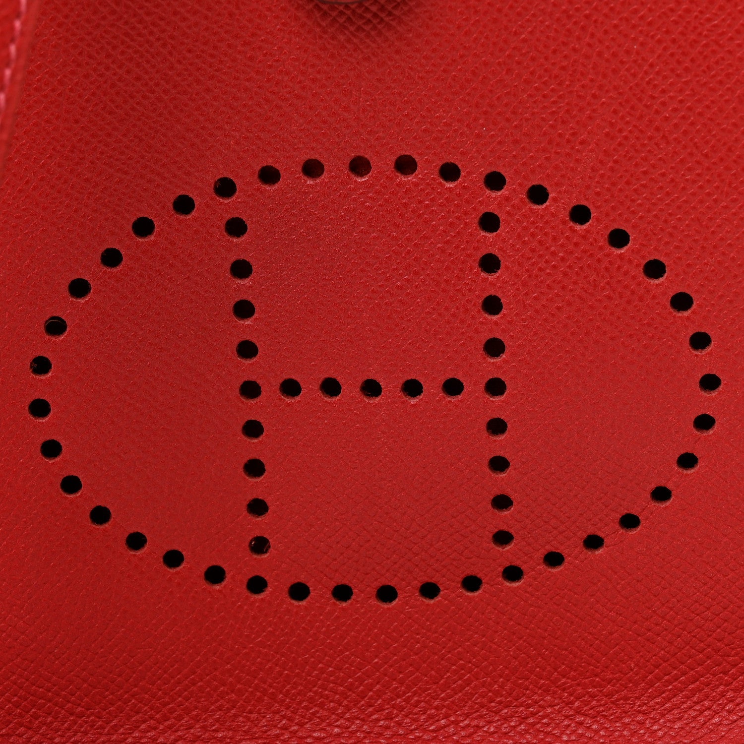 エルメス ミニエヴリン TPM Rouge Casaque エプソン シルバー金具 HERMES MINI EVELYNE TPM ROUGE CASAQUE EPSOM SILVER HARDWARE