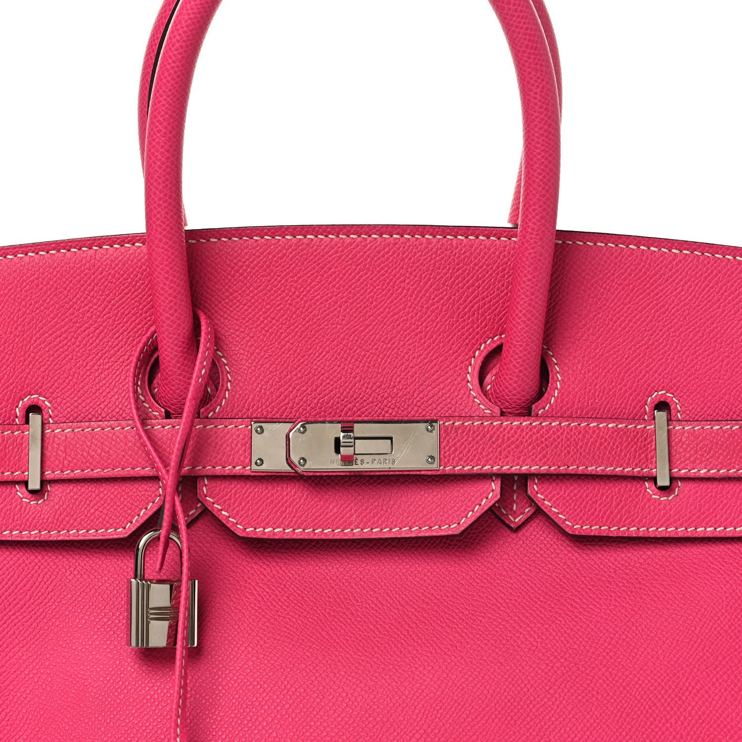 エルメス バーキン 35 Rose Tyrien Tosca エプソン シルバー金具 HERMES BIRKIN 35 ROSE TYRIEN TOSCA EPSOM SILVER HARDWARE
