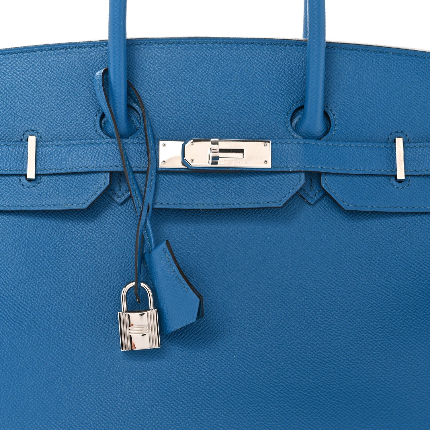 エルメス バーキン 35 Bleu Izmir エプソン シルバー金具 HERMES BIRKIN 35 BLEU IZMIR EPSOM SILVER HARDWARE