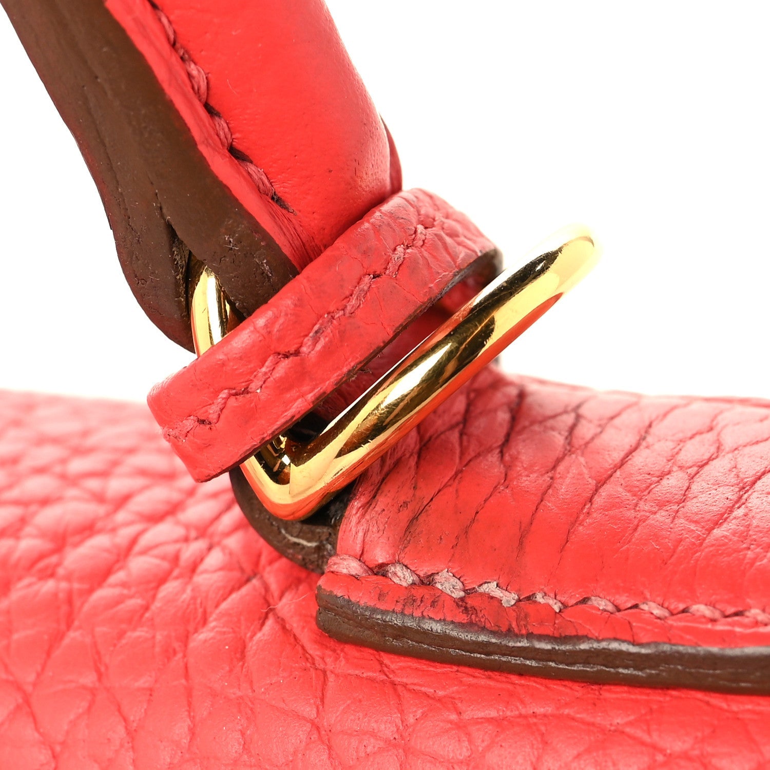 エルメス ケリー 28 内縫い Rouge Pivoine トゴ ゴールド金具 HERMES KELLY 28 RETOURNE ROUGE PIVOINE TOGO GOLD HARDWARE
