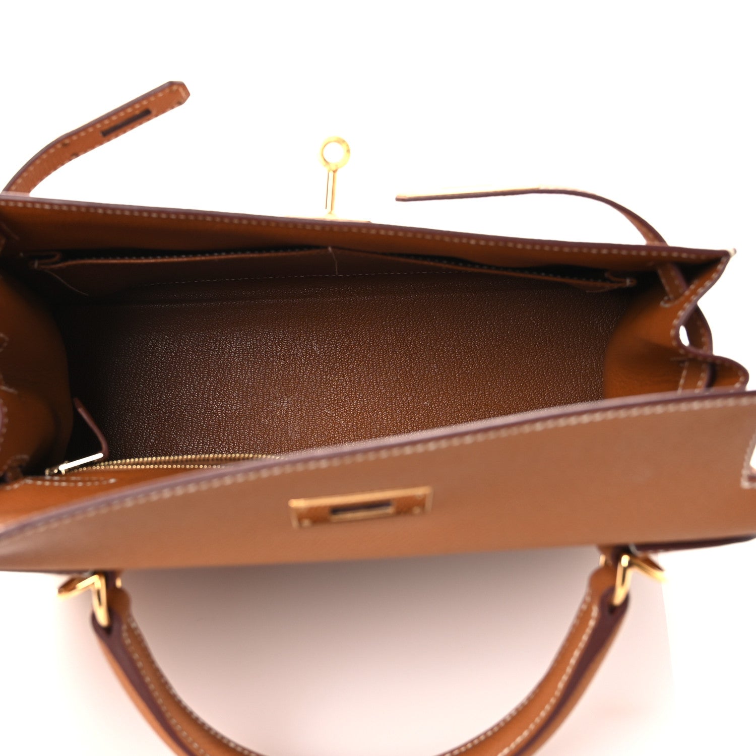エルメス ケリー 28 外縫い Gold エプソン ゴールド金具 HERMES KELLY
