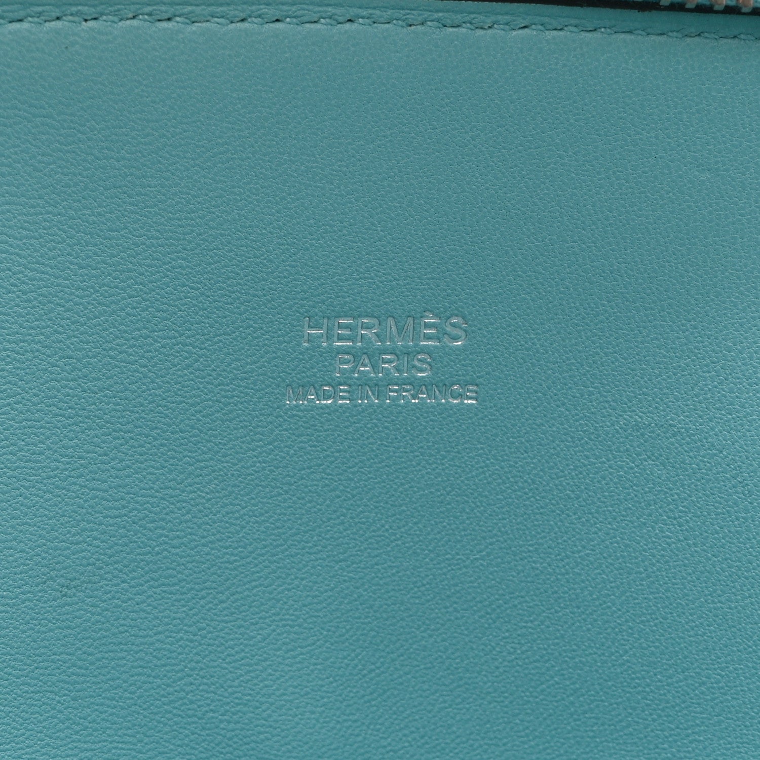 エルメス ボリード 31 Bleu Atoll トリヨンクレマンス シルバー金具 HERMES BOLIDE 31 BLEU ATOLL TAURILLON CLEMENCE SILVER HARDWARE