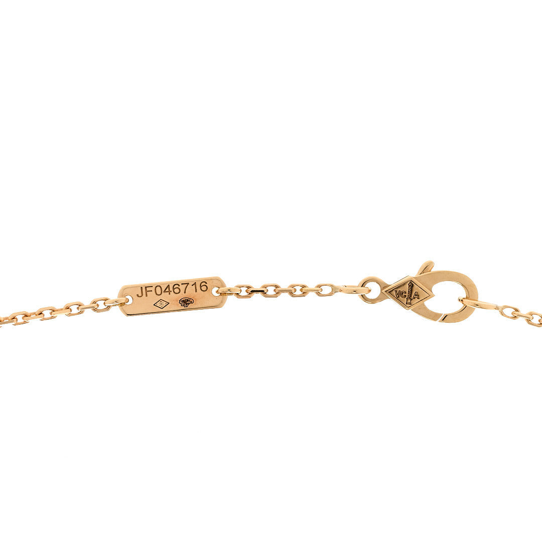 ヴァンクリーフ＆アーペル ヴィンテージアルハンブラ ペンダントネックレス ダイヤモンド 18K イエローゴールド VAN CLEEF & ARPELS VINTAGE ALHAMBRA PENDANT NECKLACE DIAMOND 18K YELLOW GOLD