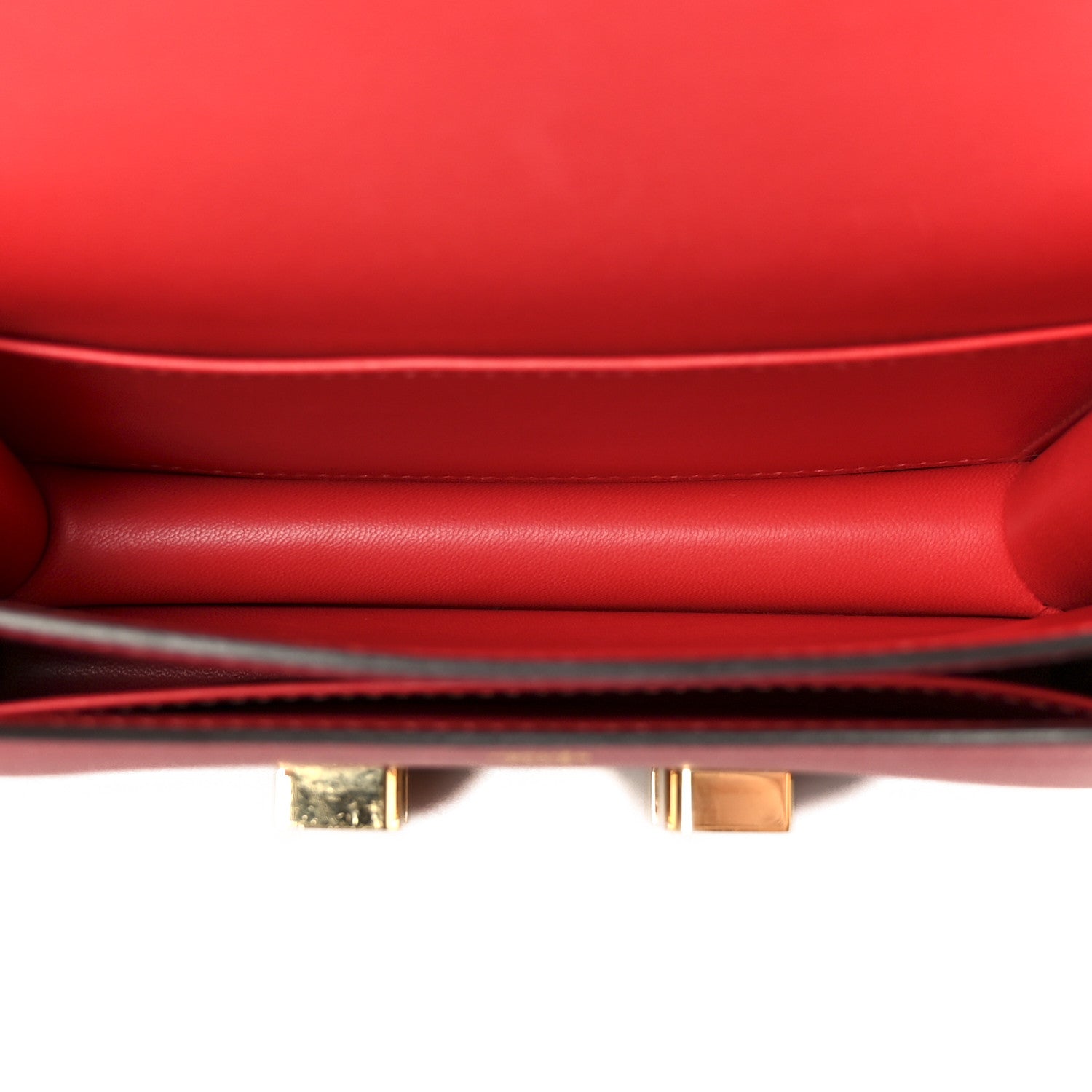 HERMES CONSTANCE 18 ROUGE GRENAT EPSOM RED ENAMEL HARDWARE