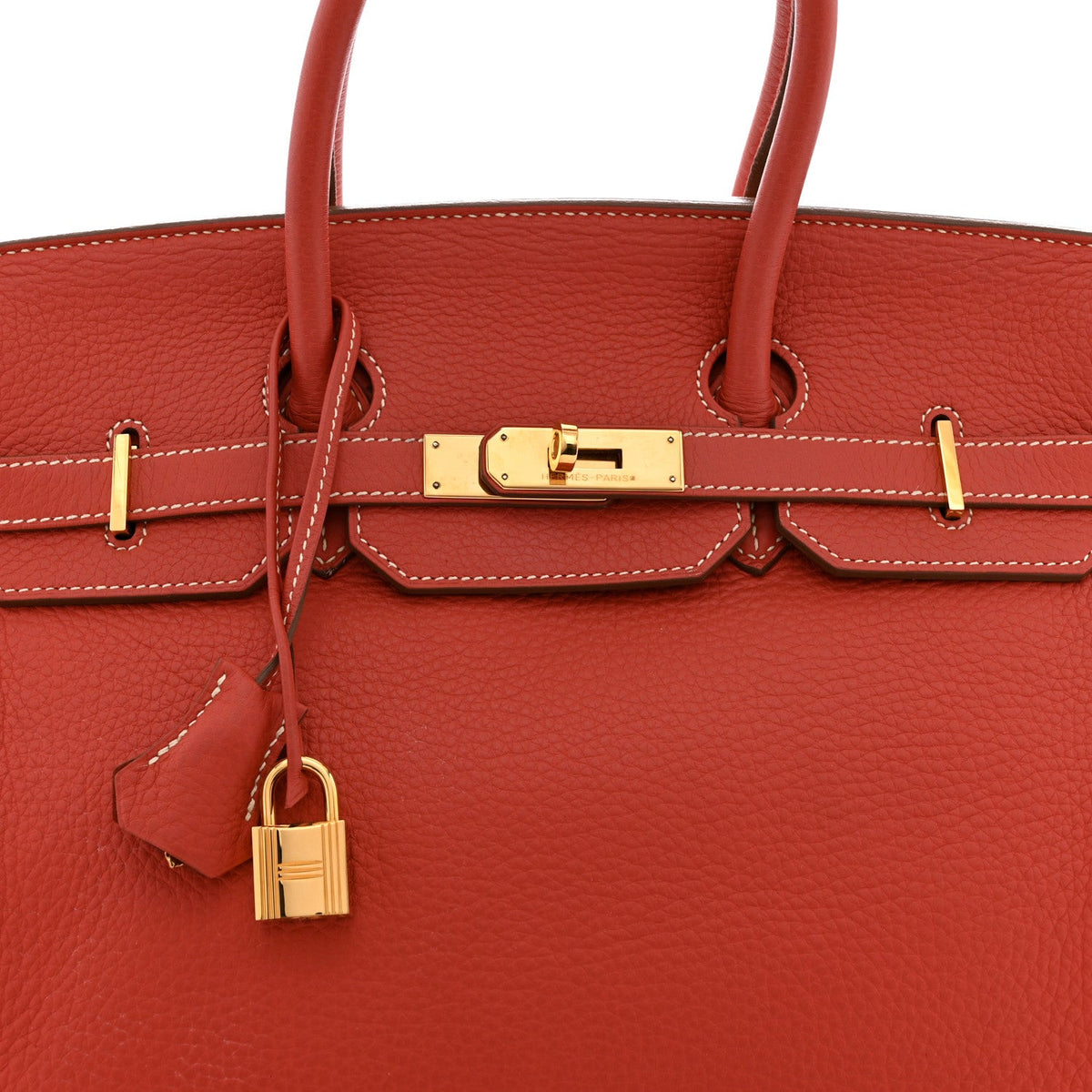 Hermès Birkin 35 Sanguine Taurillon Clemence Gold Hardware