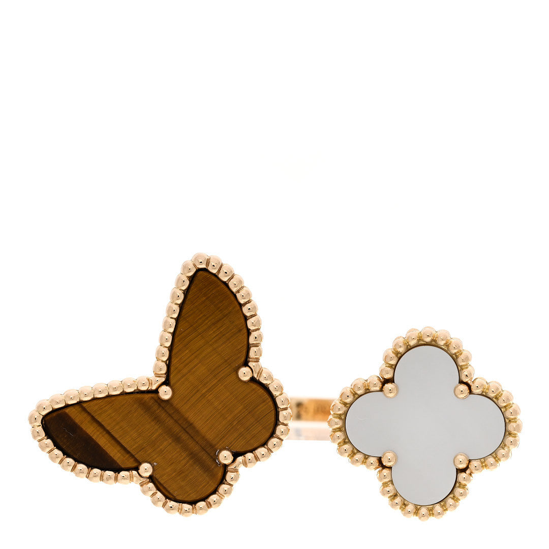 ヴァンクリーフ＆アーペル ビトゥィーンザフィンガー リング マルチカラー 18K イエローゴールド VAN CLEEF & ARPELS BETWEEN THE FINGER RING MULTICOLOR 18K YELLOW GOLD