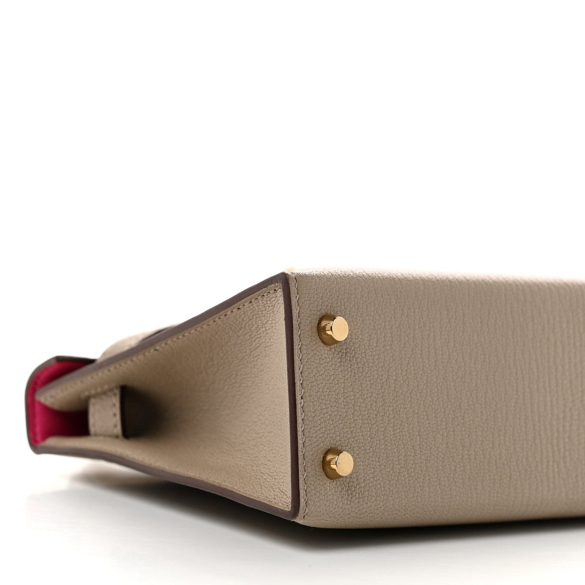 エルメス ミニケリー 20 HSS パーソナルオーダー 外縫い Gris Tourterelle Rose Mexico シェーブルミゾール パーマブラス金具 HERMES MINI KELLY 20 HSS PERSONAL ORDER SELLIER GRIS TOURTERELLE ROSE MEXICO CHEVRE MYSORE PERMABRASS HARDWARE